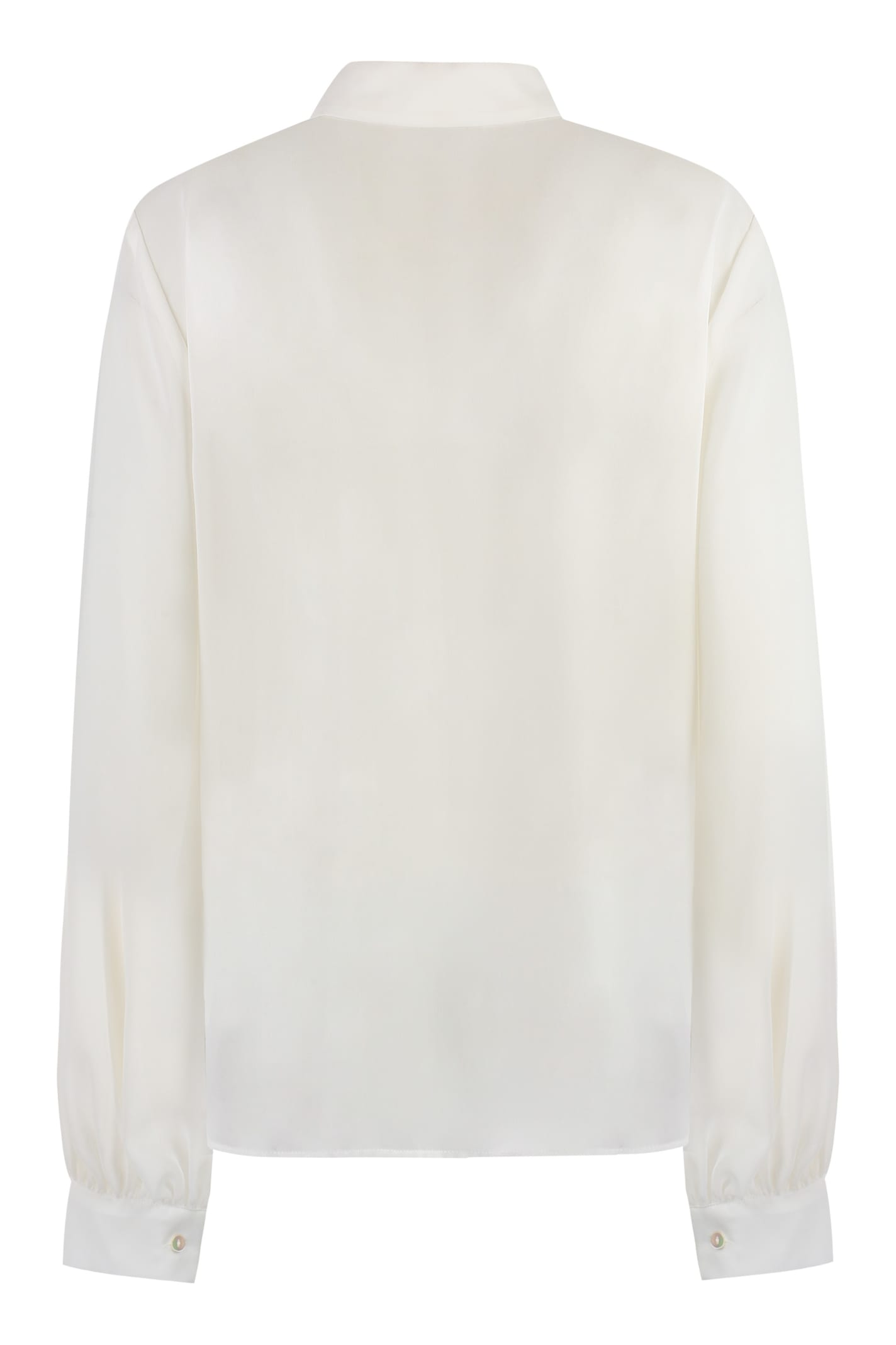 Shop P.a.r.o.s.h Technical Fabric Shirt In White