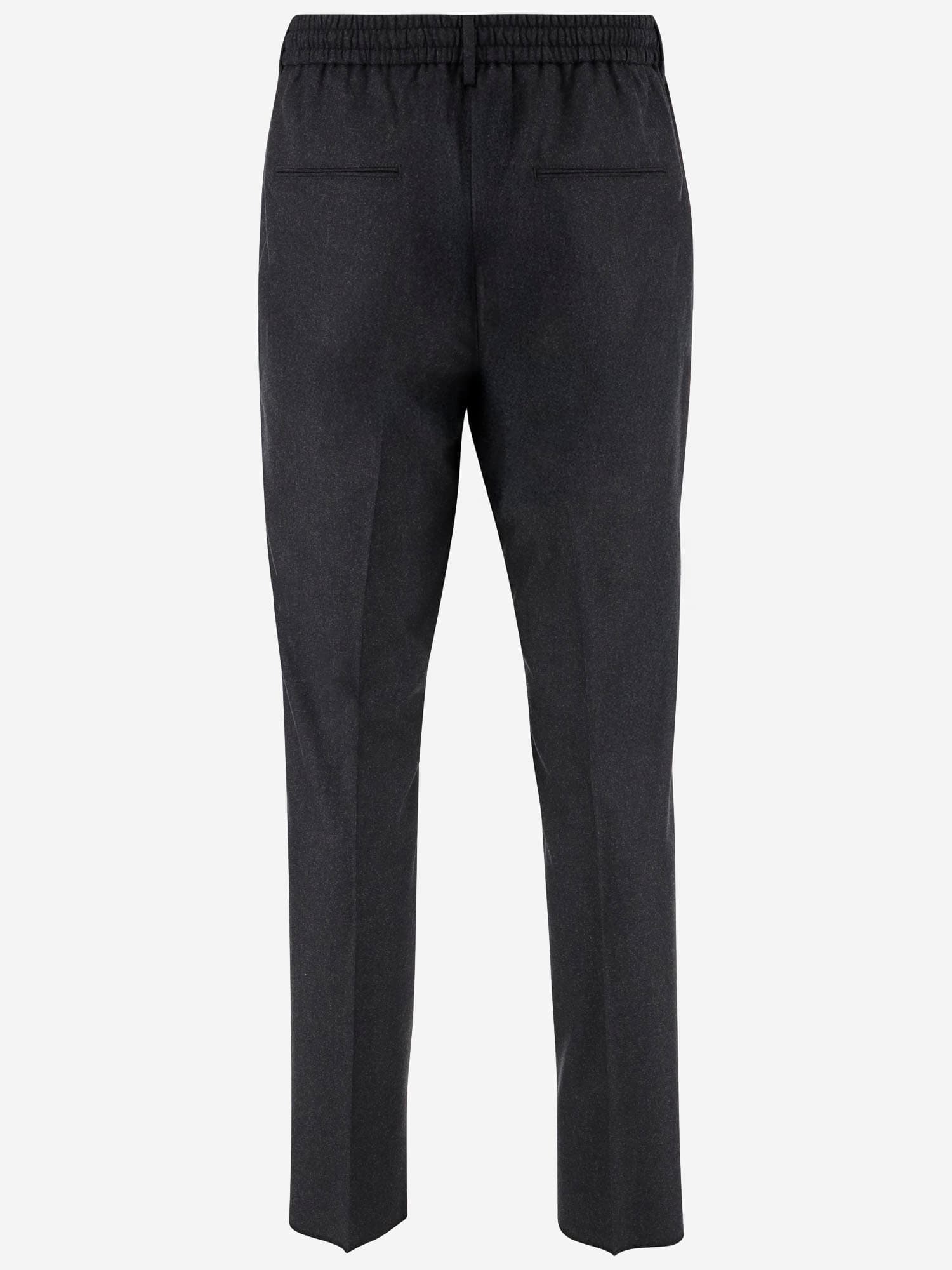 Tagliatore Dart-detail Drawstring Trousers In Black