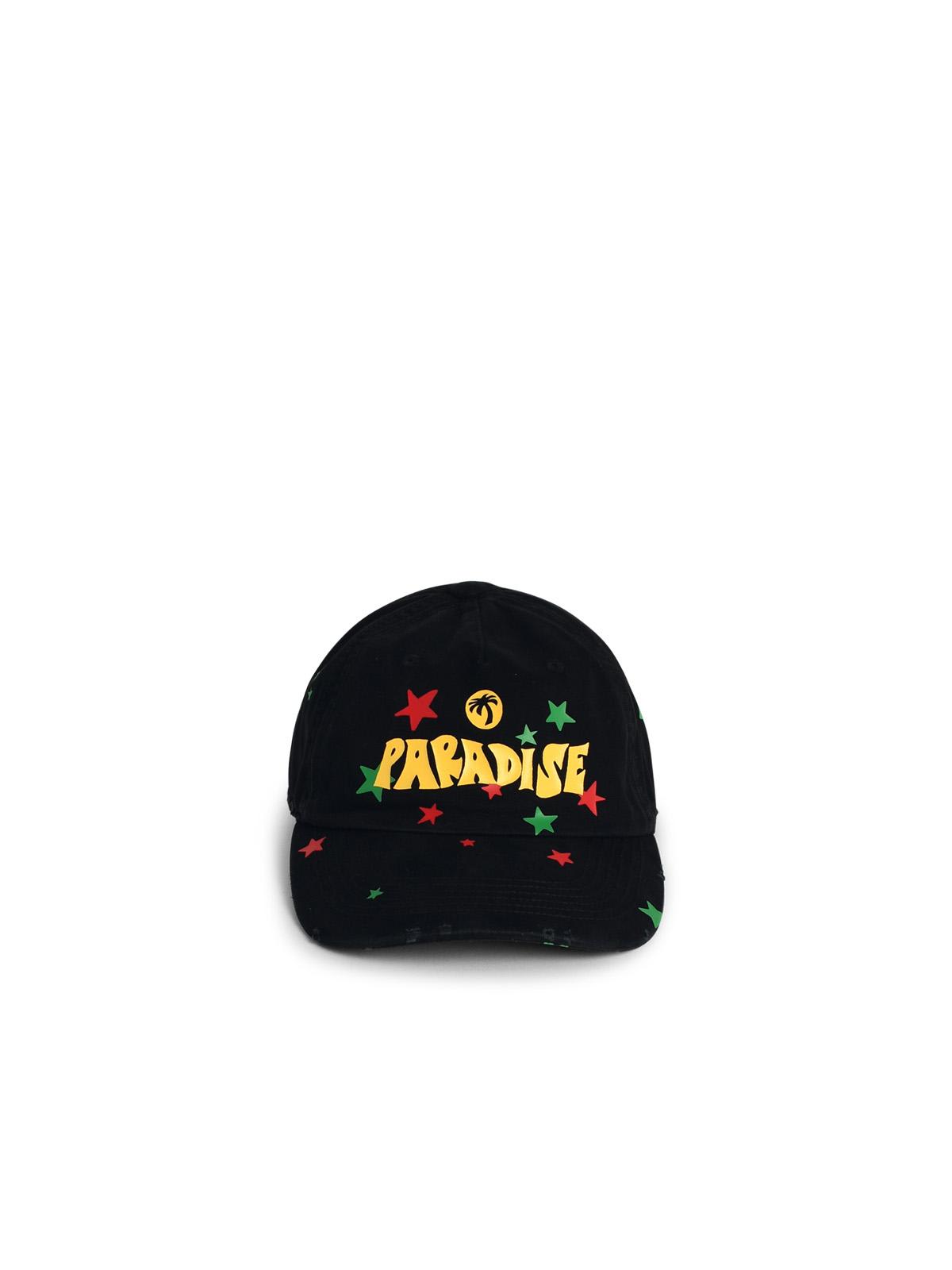 paradise Black Cotton Hat