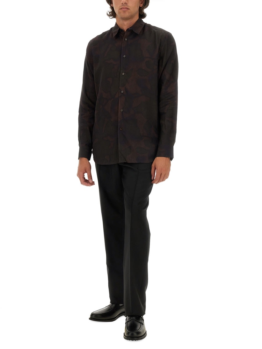 Shop Paul Smith Regular Fit Shirt In Multicolour