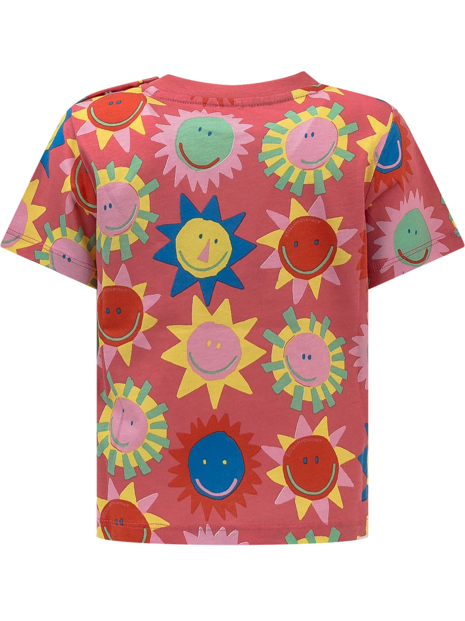 Shop Stella Mccartney Sunshine T-shirt In Rosa
