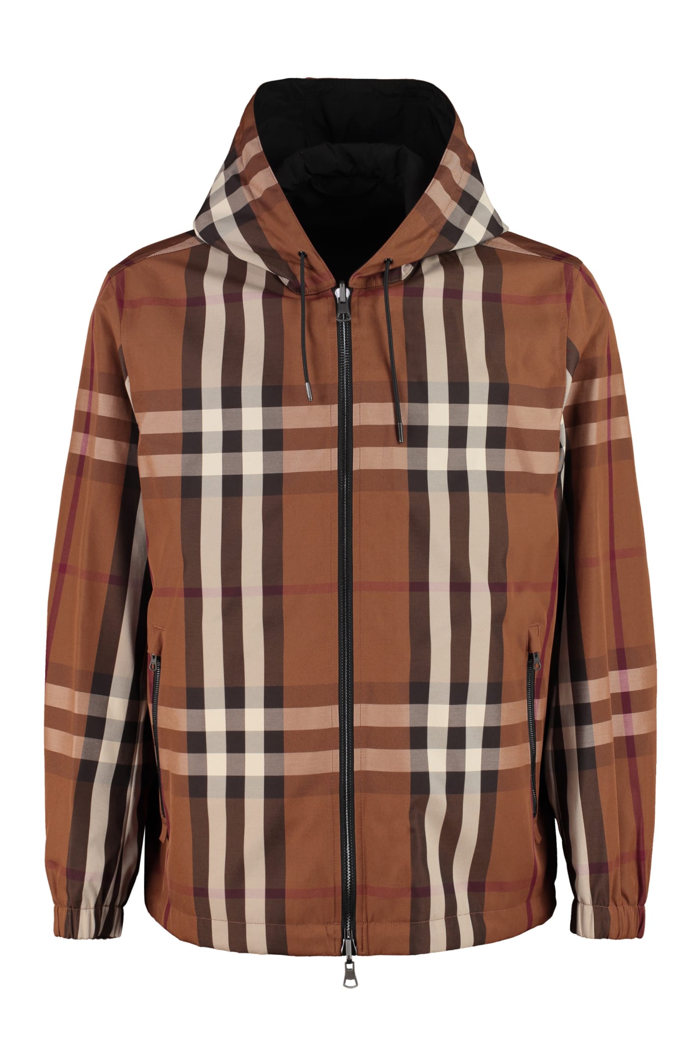 Burberry Technical Fabric Hooded Jacket