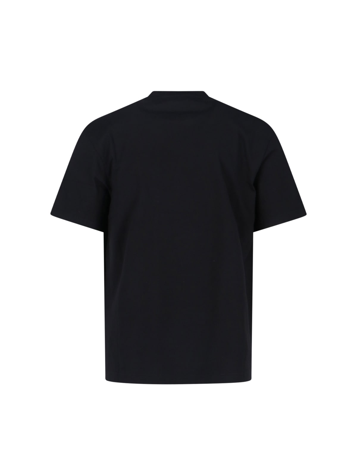 Martine Rose Black Short-sleeve T-shirt With Bold Front Print In Black