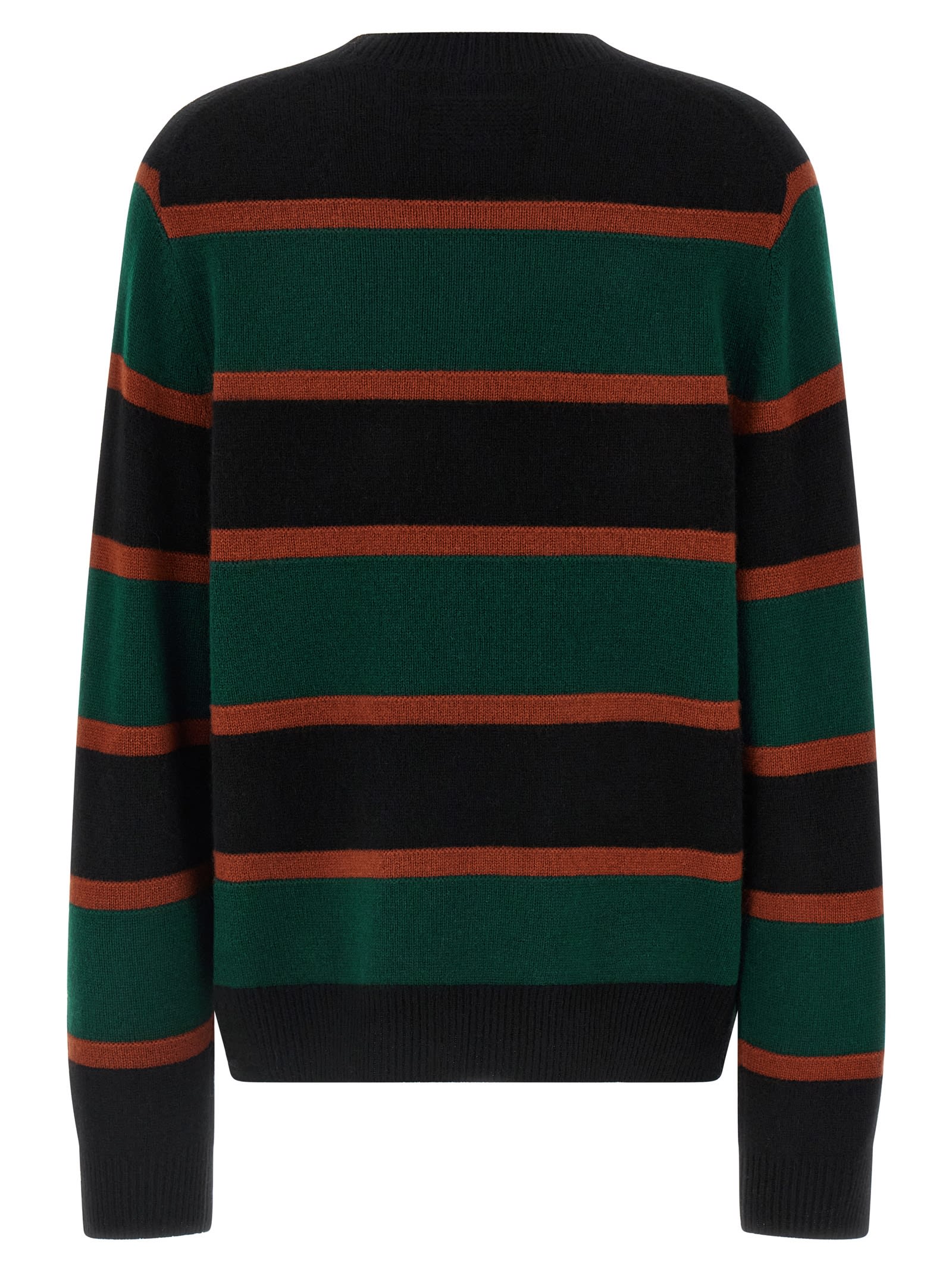 Guest In Residence Stripe Crew Sweater In Multi