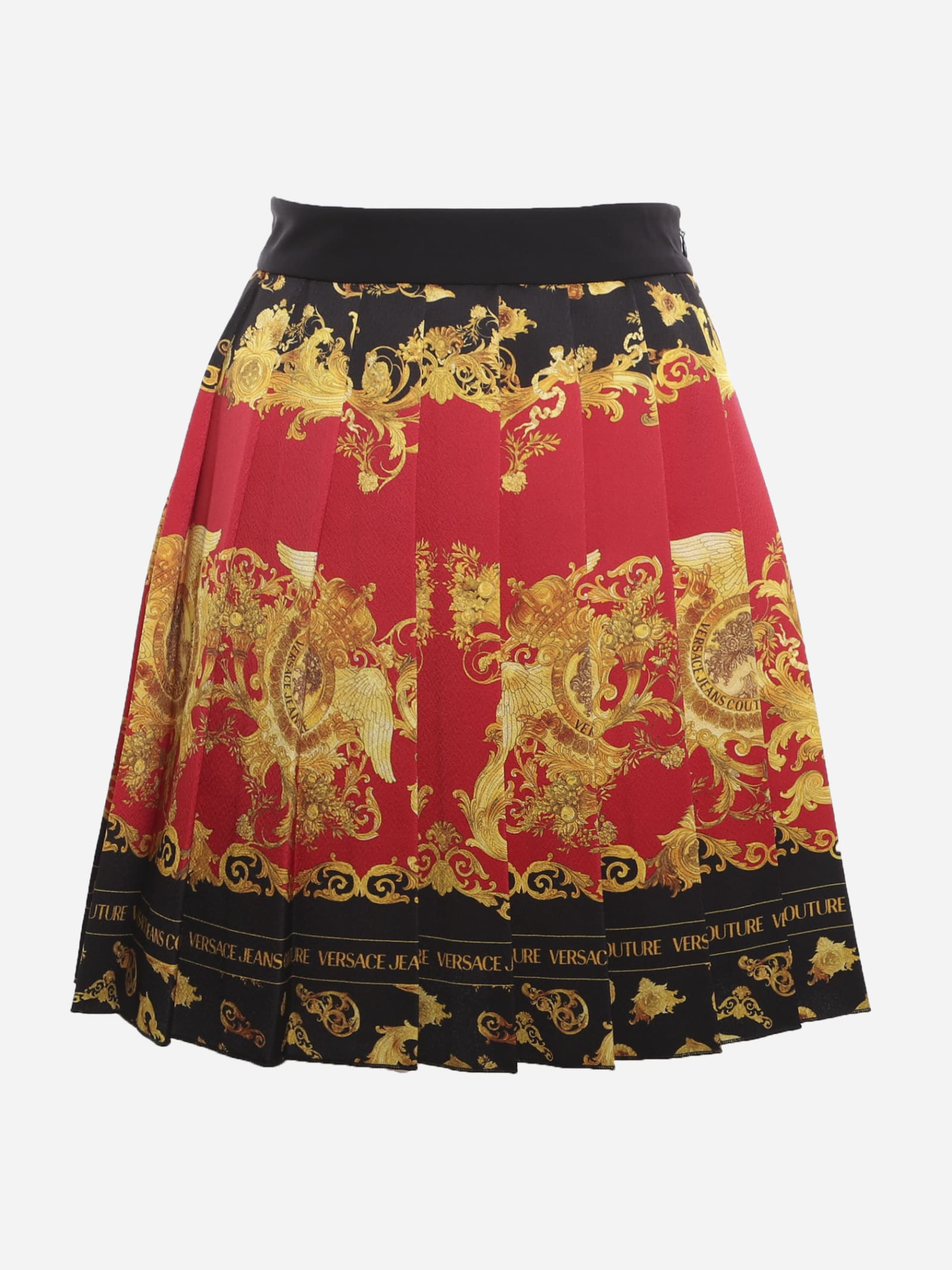 Versace Jeans Couture Skirt With All-over Dauphine Print