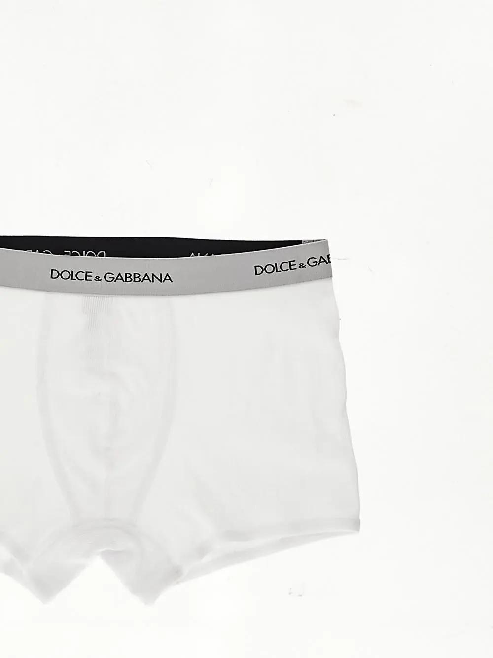 Dolce & Gabbana Regular Boxer In Optic White