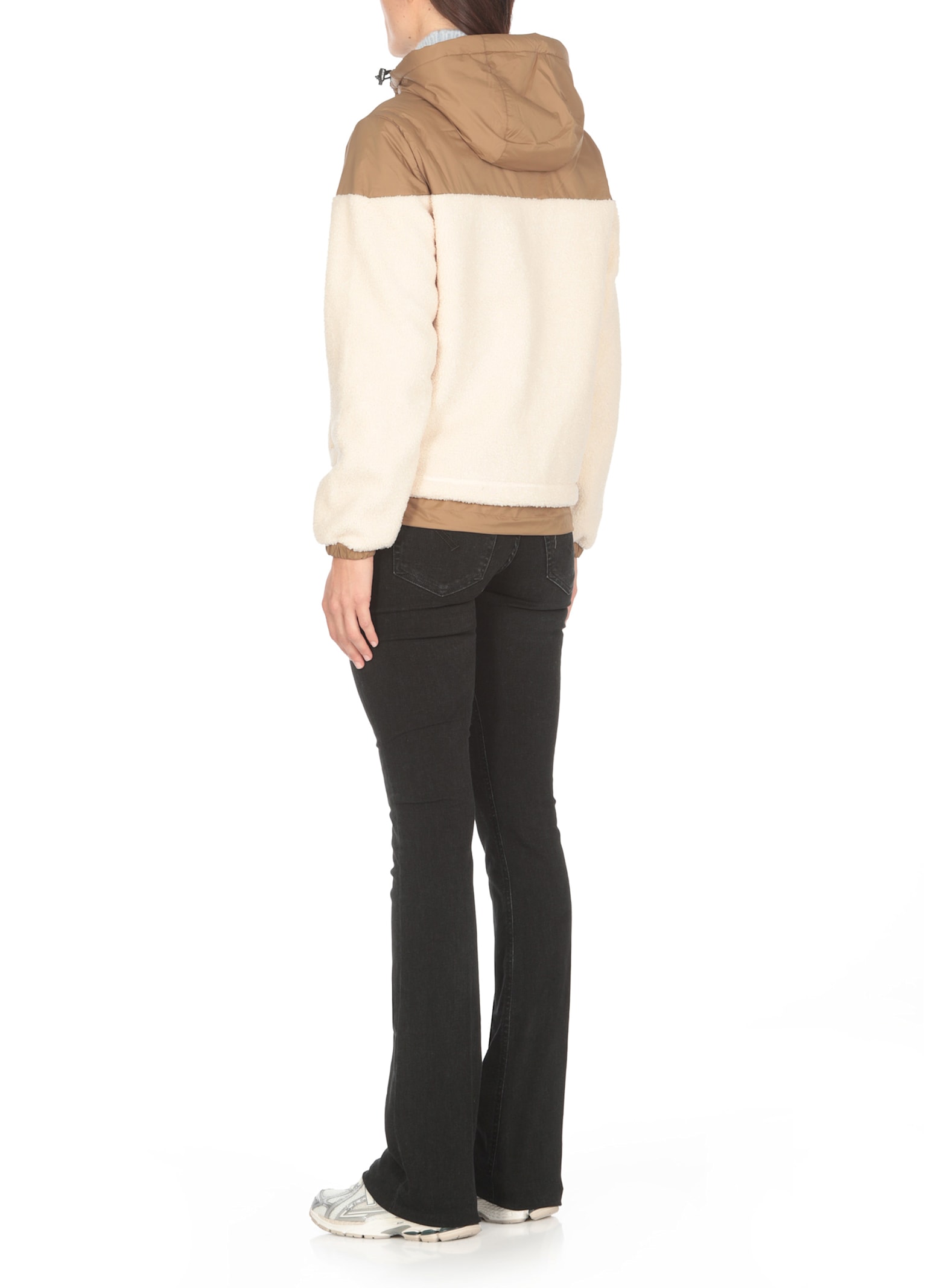 Shop K-way Neige Jacket In Beige