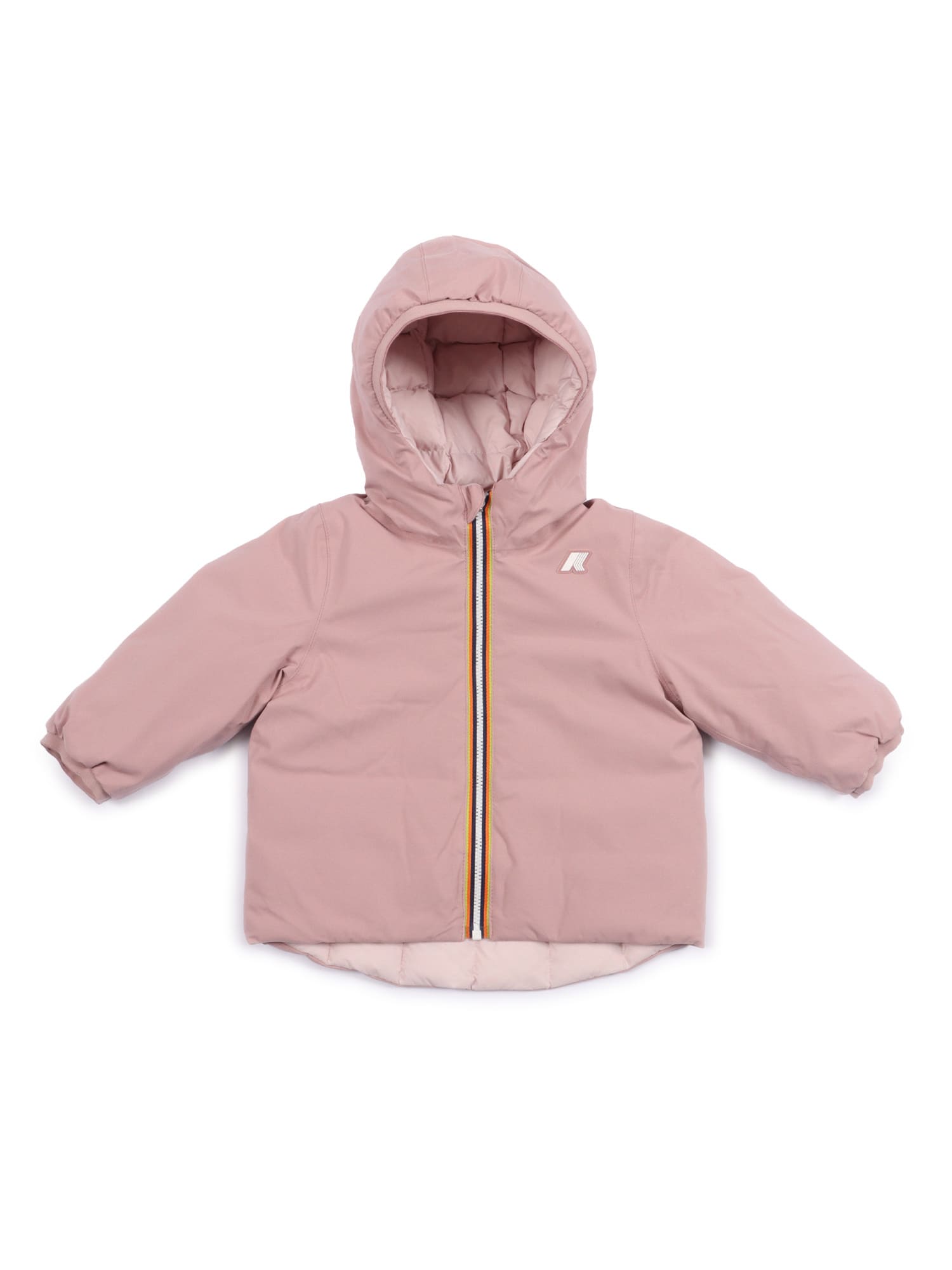 K-way Babies' E. Jack St Thermo Double Down Jacket In Pink