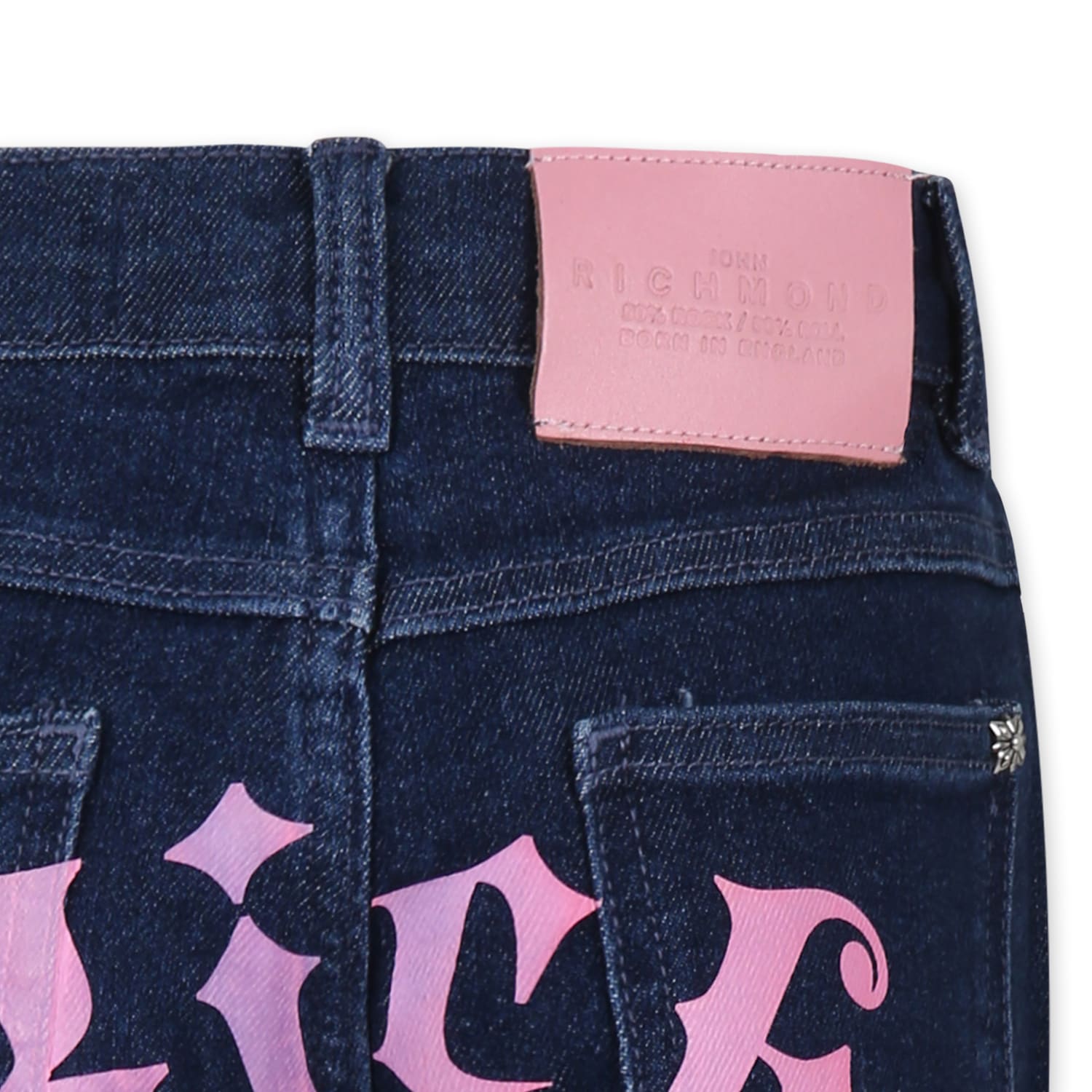 RICHMOND BLUE JEANS FOR GIRL WITH LOGO 