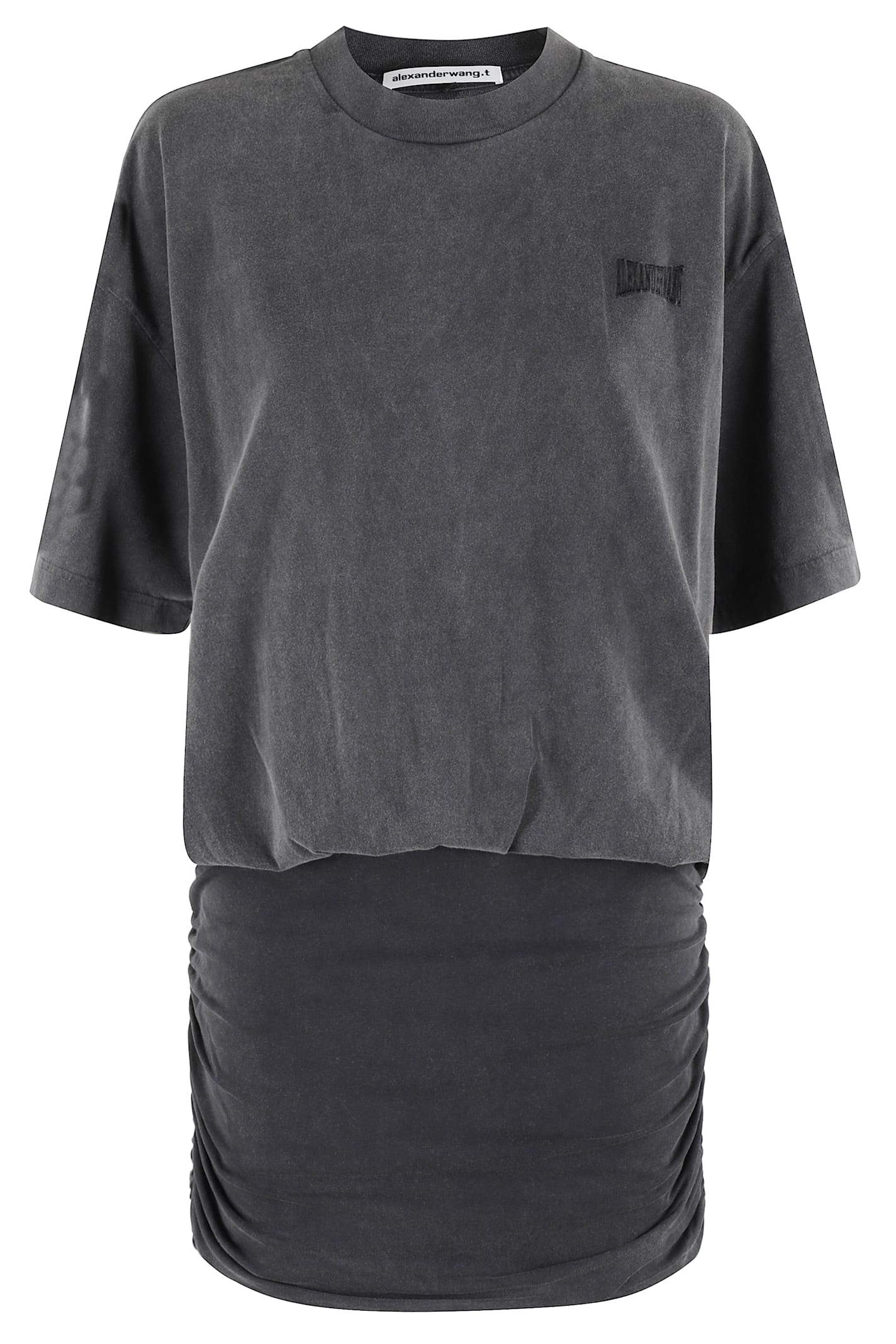 T by Alexander Wang Prestlyed Shirt Dress Mini Skirt