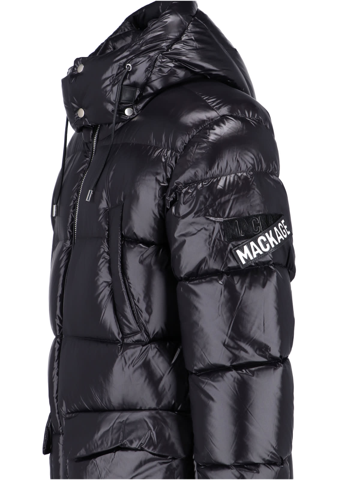 Shop Mackage Long Down Jacket Kendrick In Black