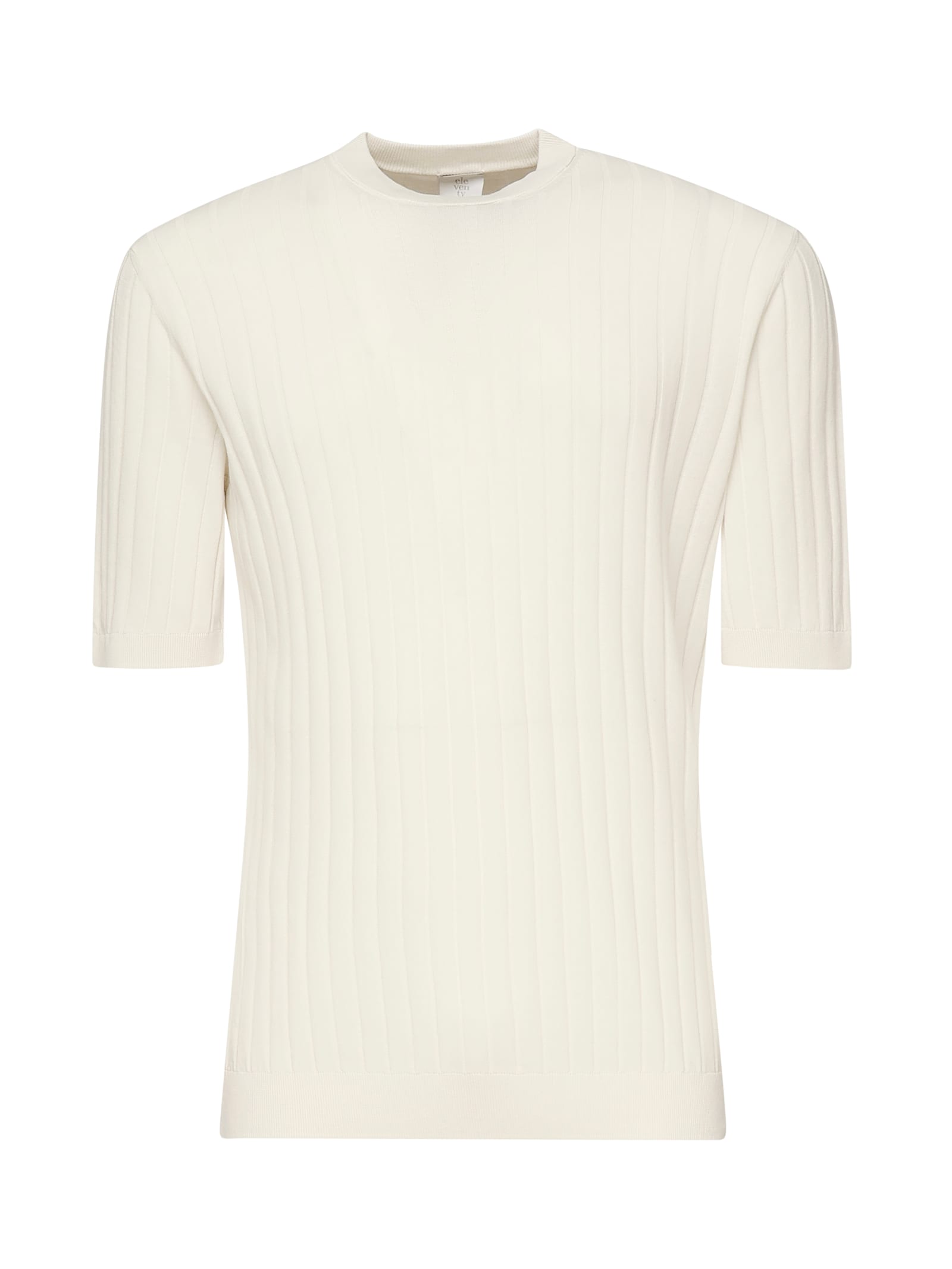 Ribbed Crew Neck T-shirt
