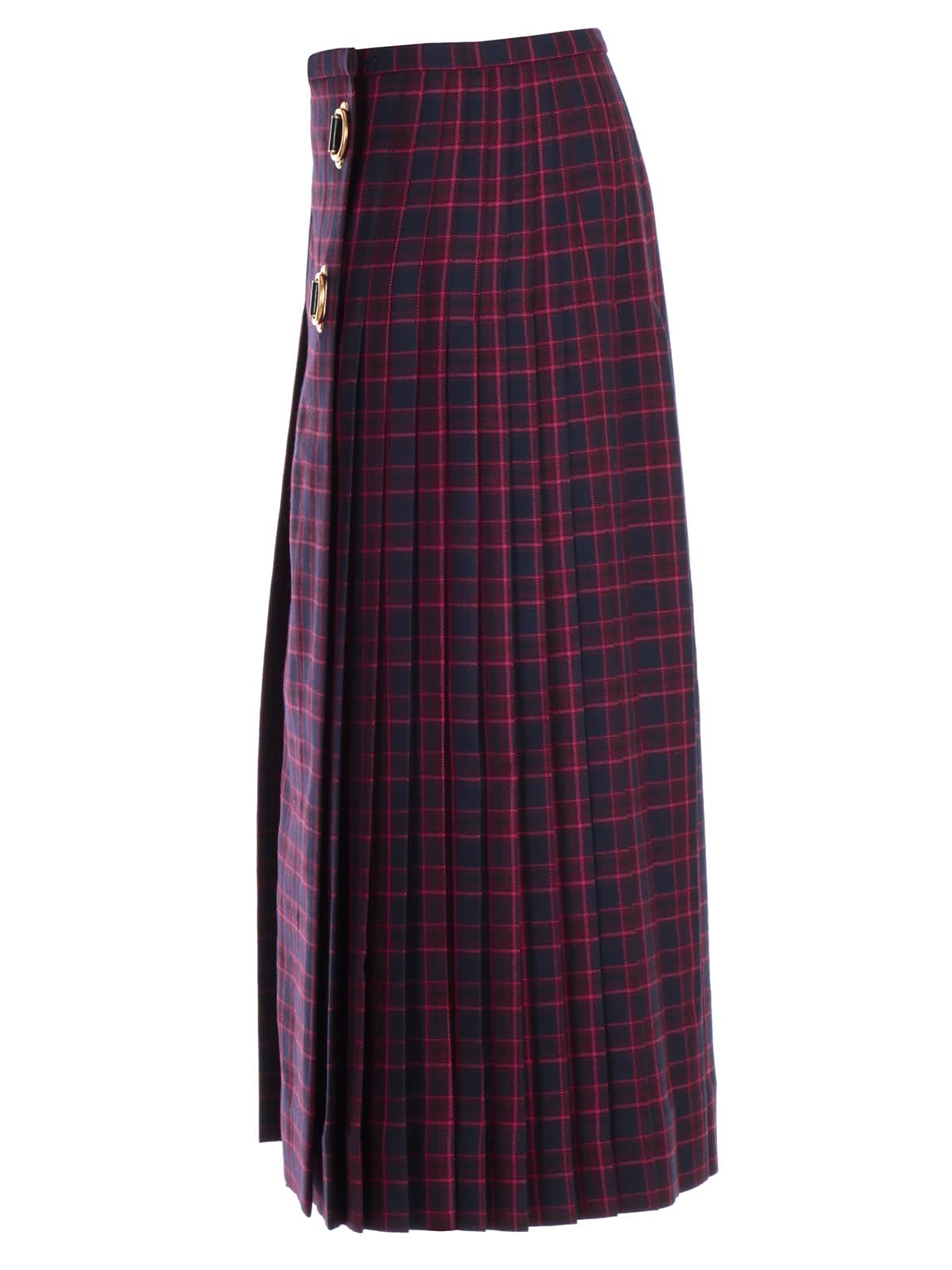 burberry check skirt
