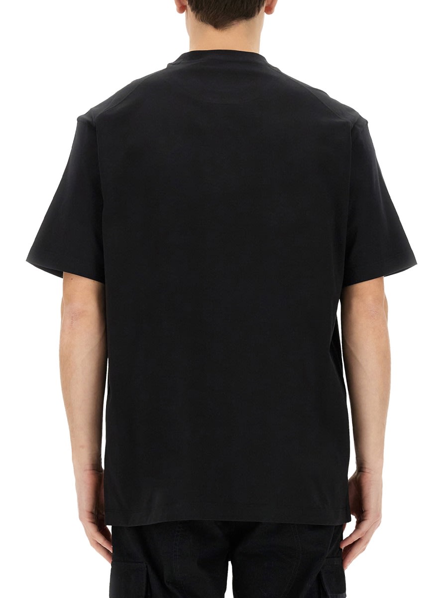 Shop Y-3 Cotton T-shirt In Black