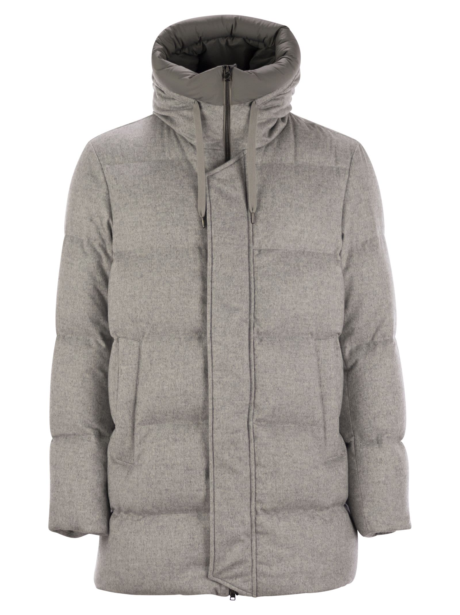 Drawstring Padded Bomber Jacket