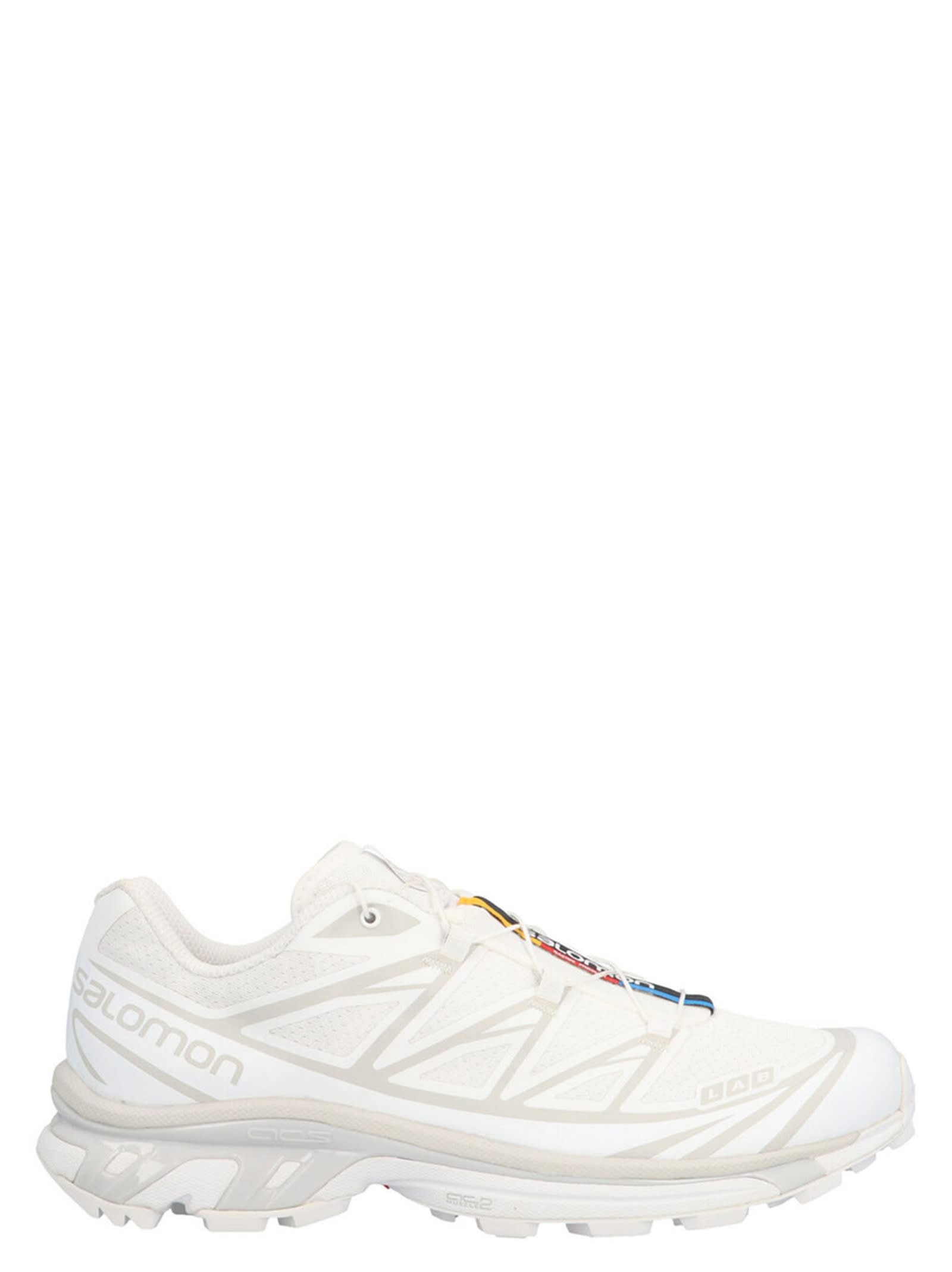 Shop Salomon Xt-6 Sneakers In White