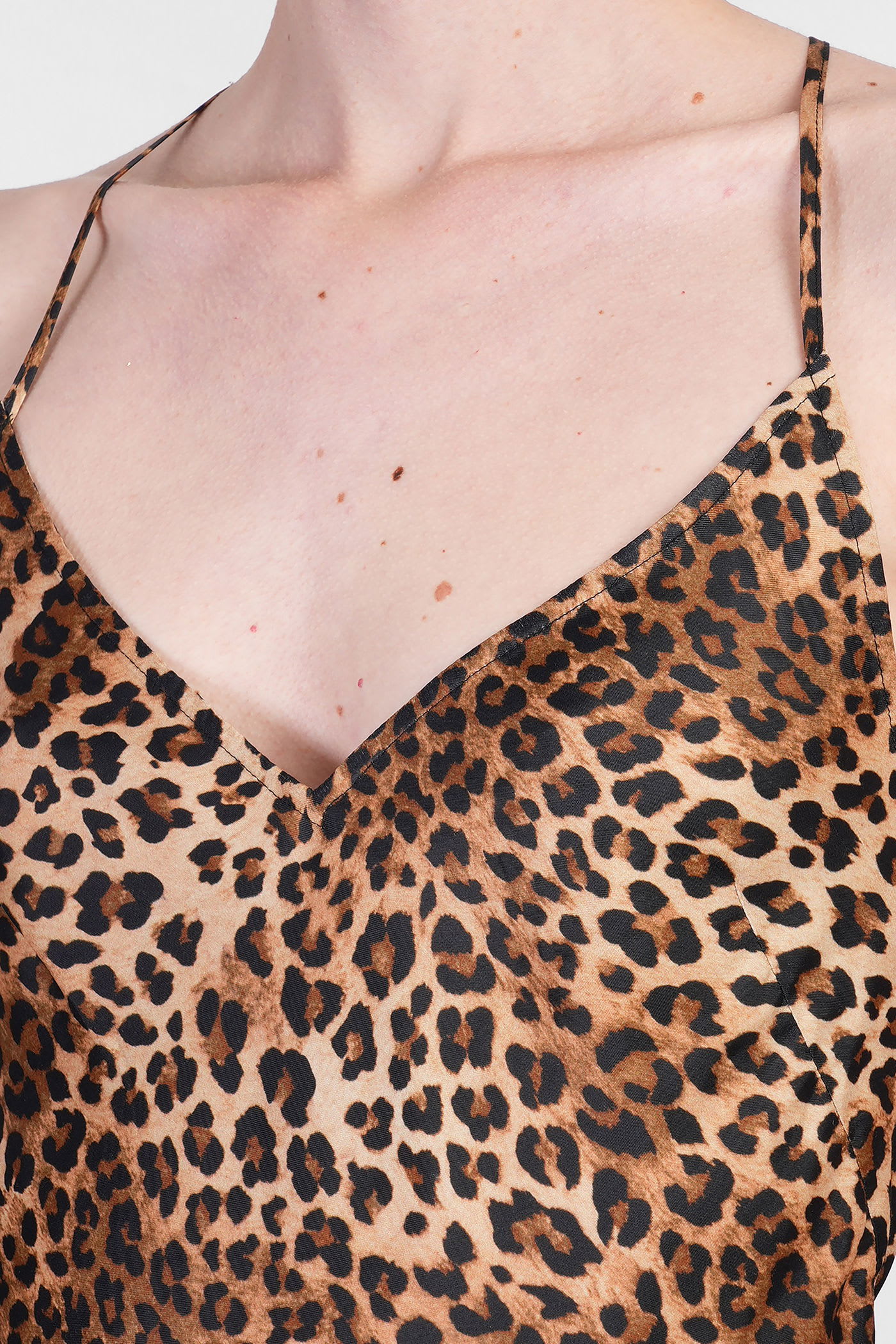 Mc2 Saint Barth Eydis In Animalier Viscose In Animal Print