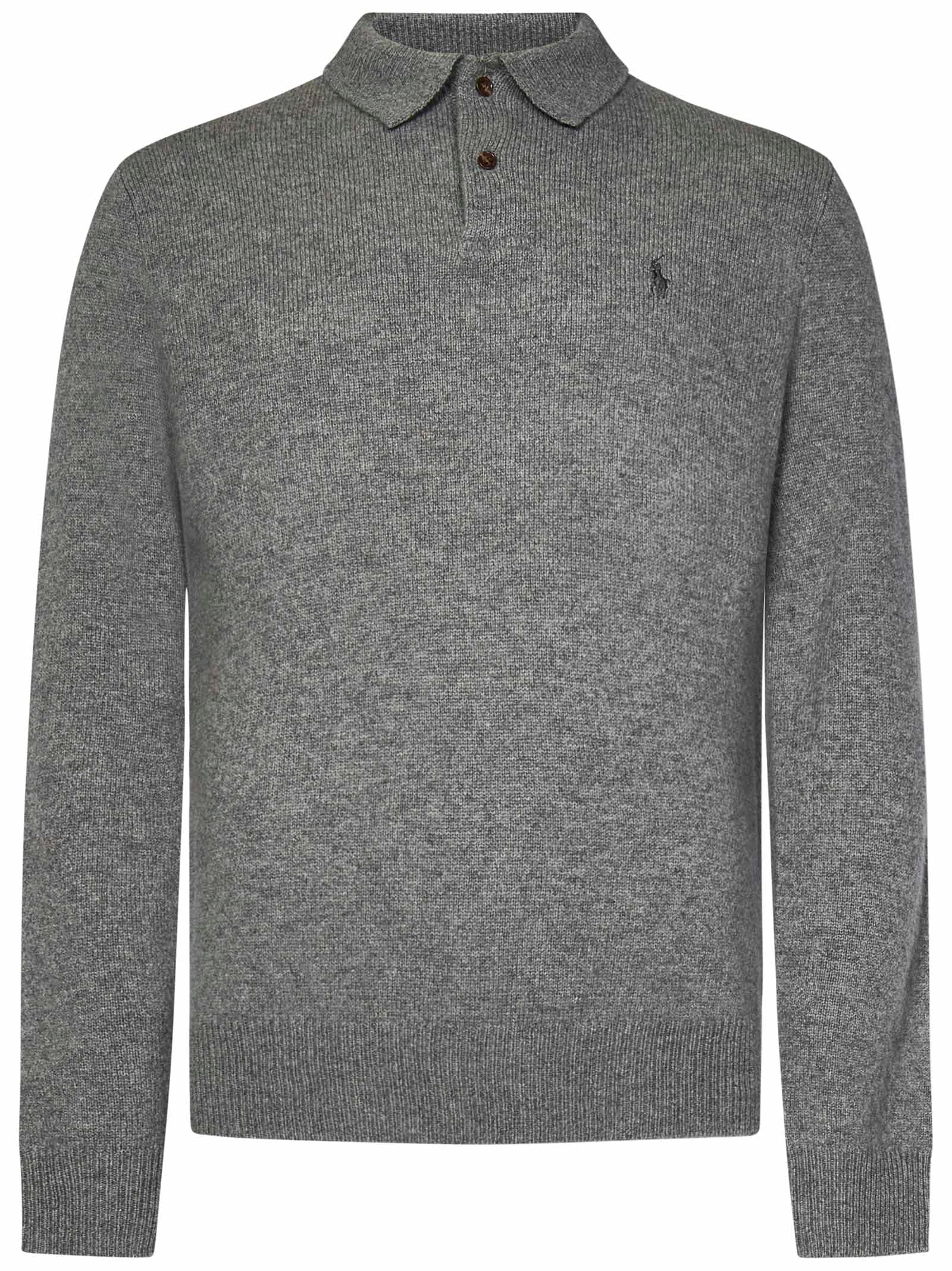 Shop Polo Ralph Lauren Sweater In Grey