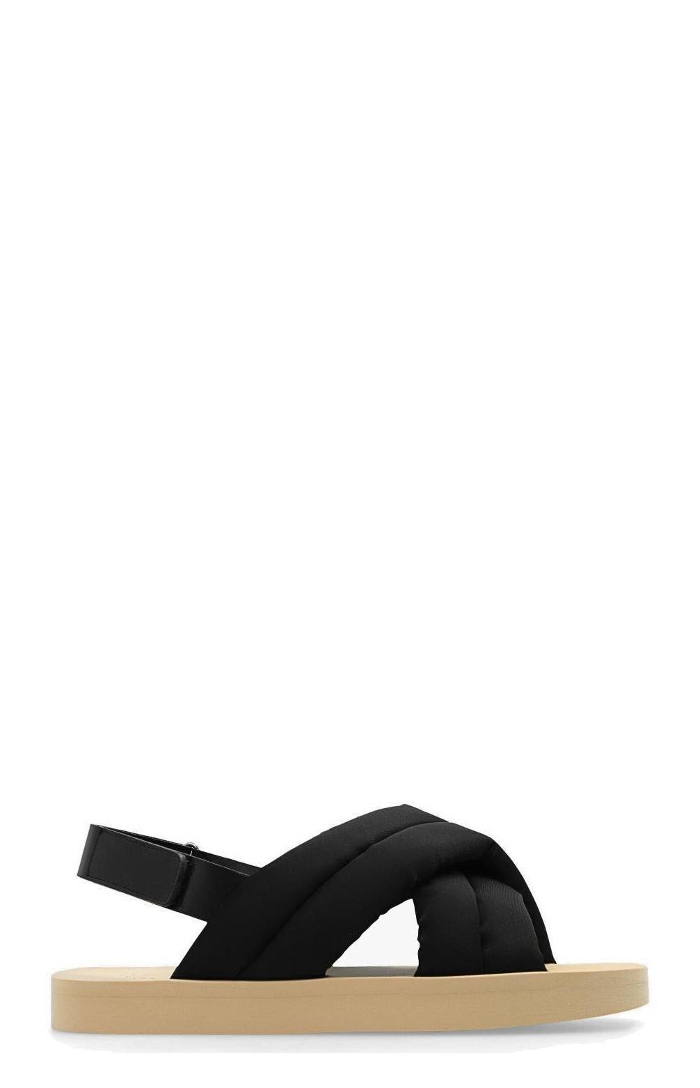 Proenza Schouler Float Quilted Sandals In Black
