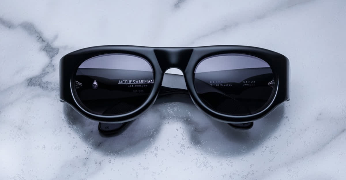 Jacques Marie Mage Clyde - Black Sunglasses