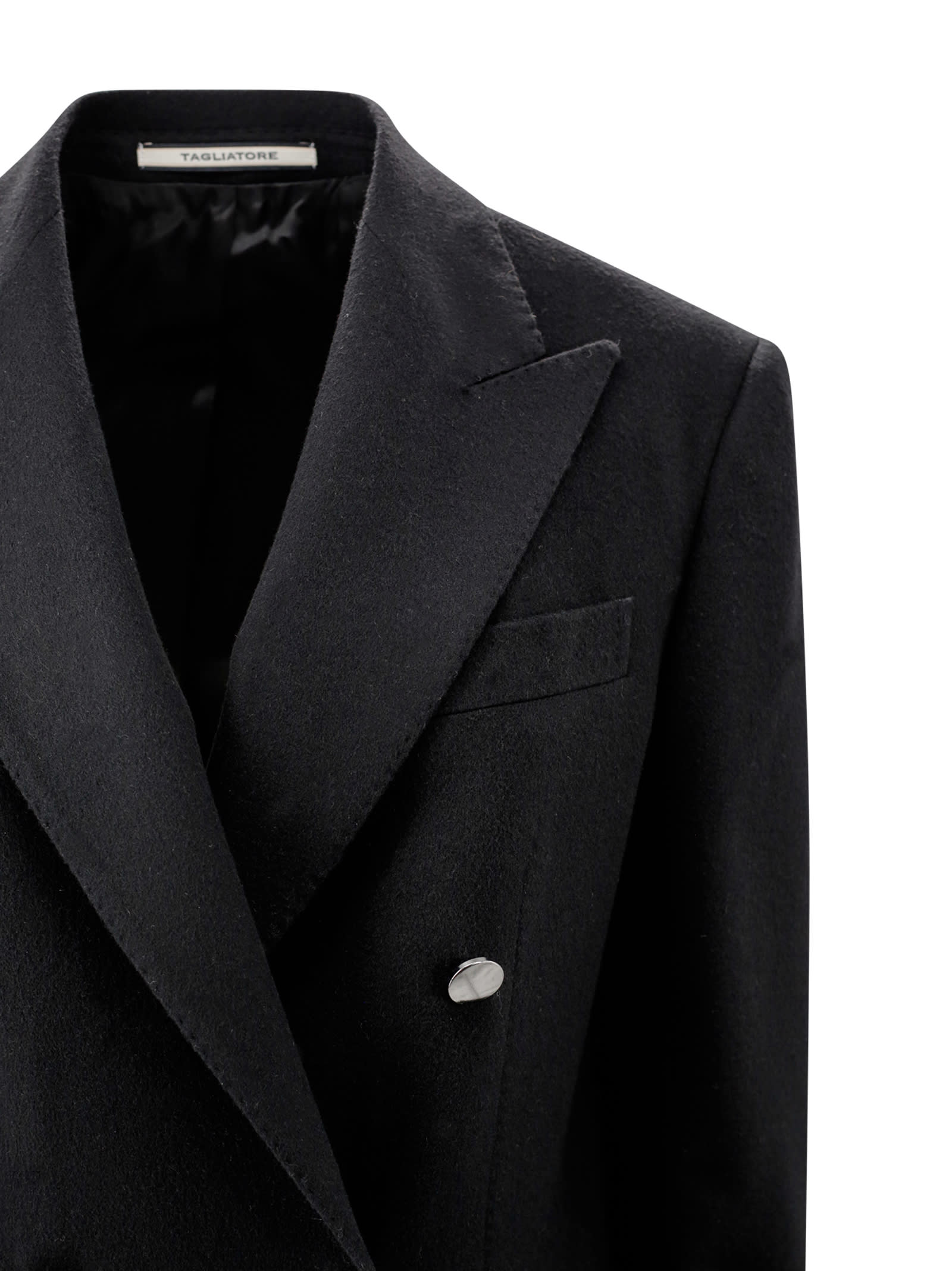 Shop Tagliatore Cashmere Blazer In Grey