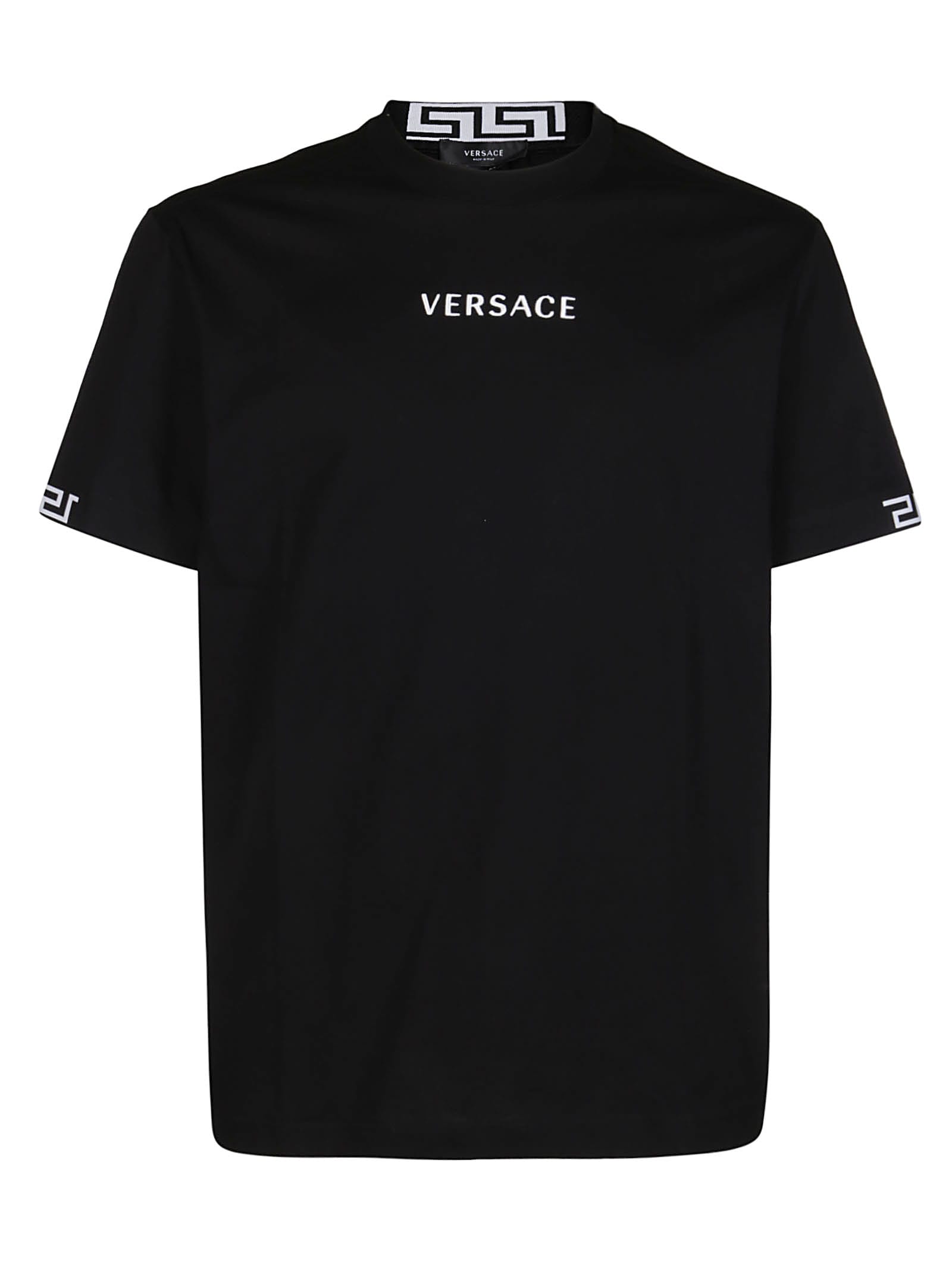 Versace BLACK COTTON T-SHIRT