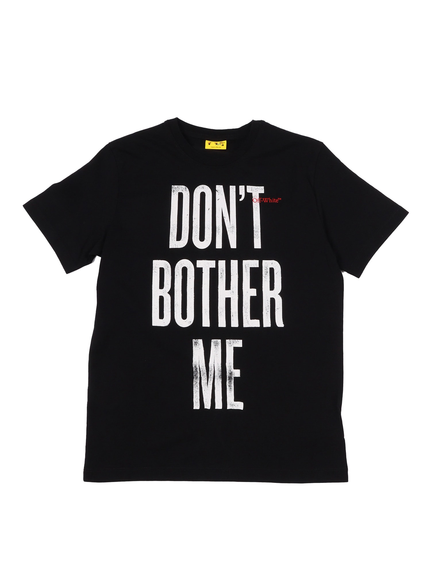 Off-white Quote Graphic T-shirt In Black