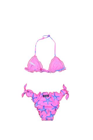 Shop Mc2 Saint Barth Nylon Bikini Set In Multicolor