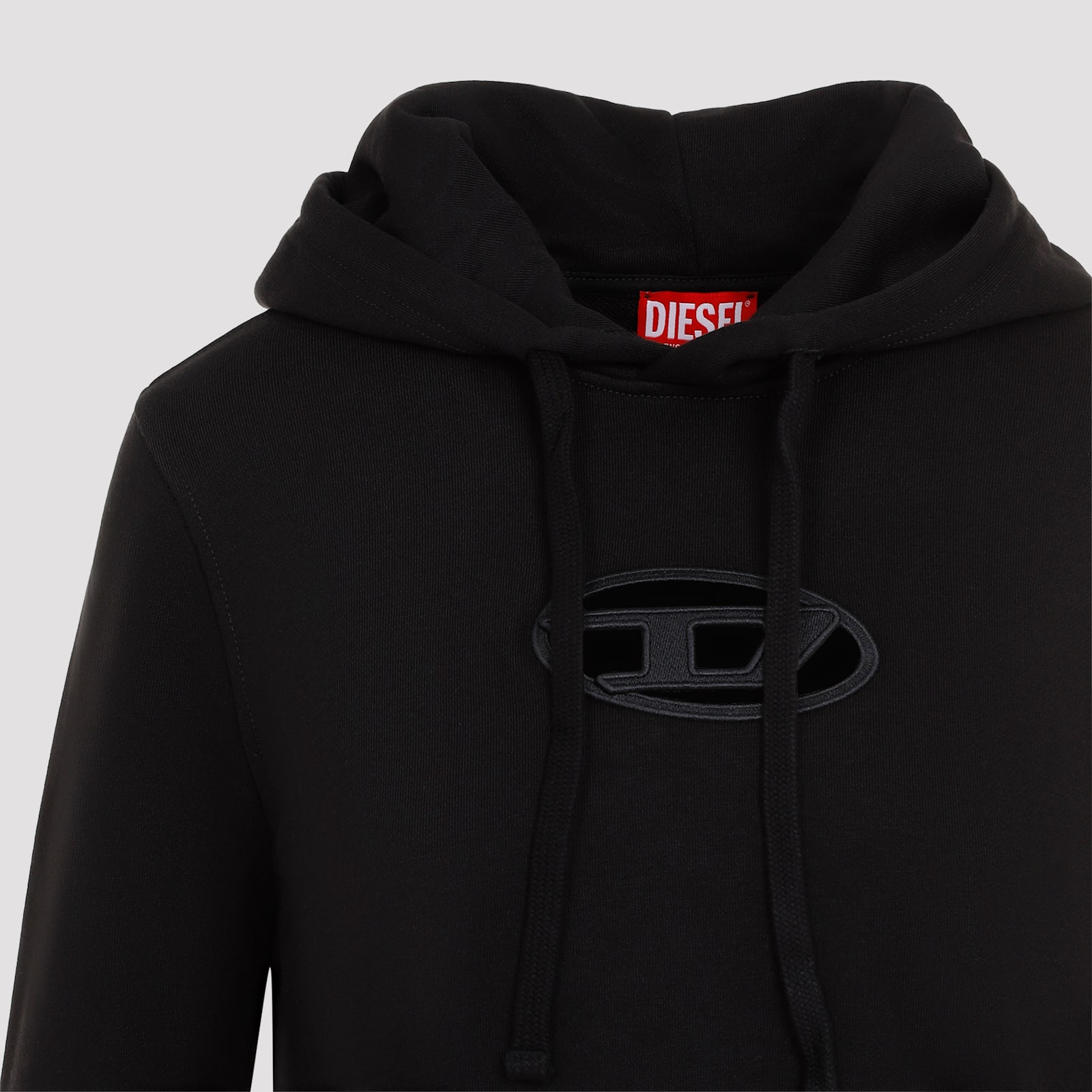 Shop Diesel F-slimmy-hood-od Hoodie In Xx Black