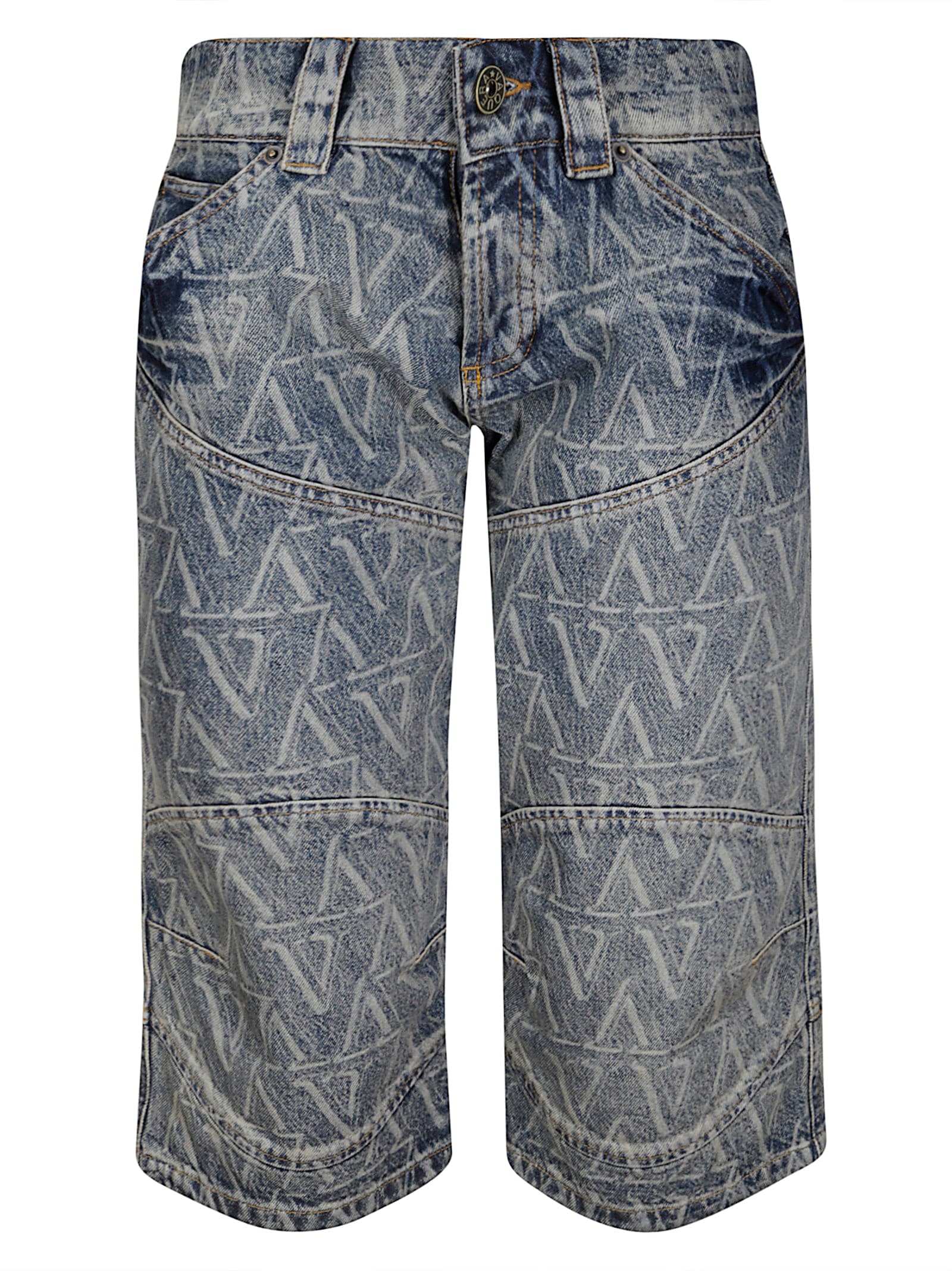 Women Knee Pad Shorts Woven