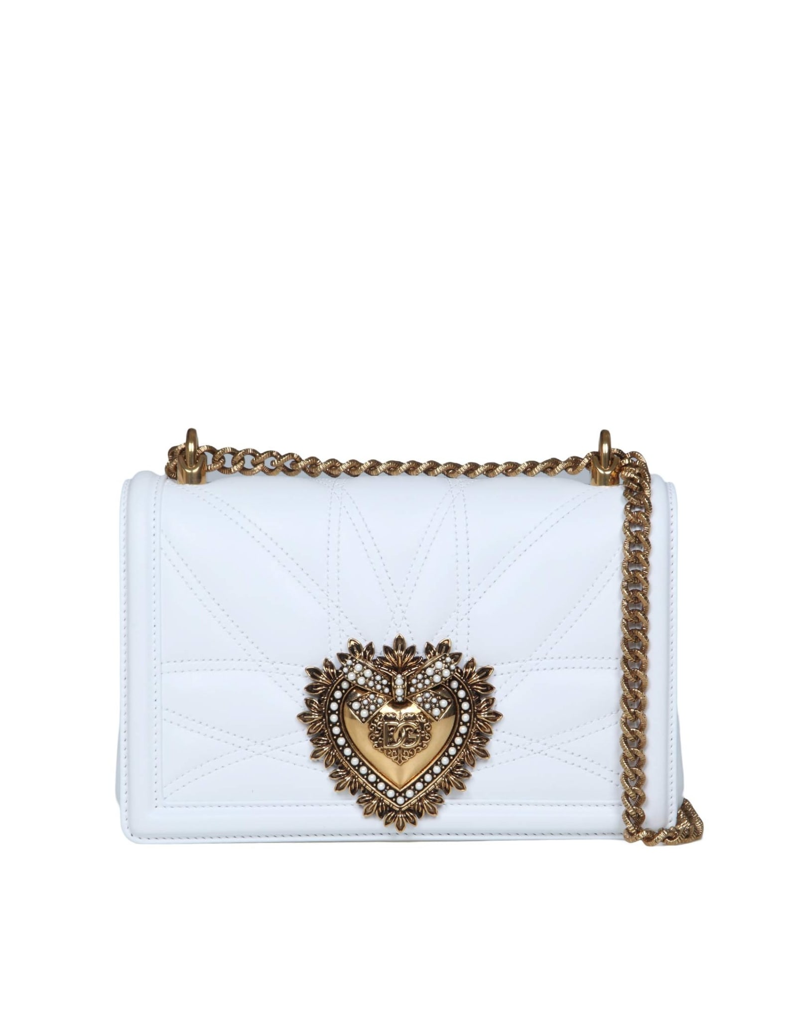 Dolce & Gabbana Medium Devotion Bag in Nappa Leather