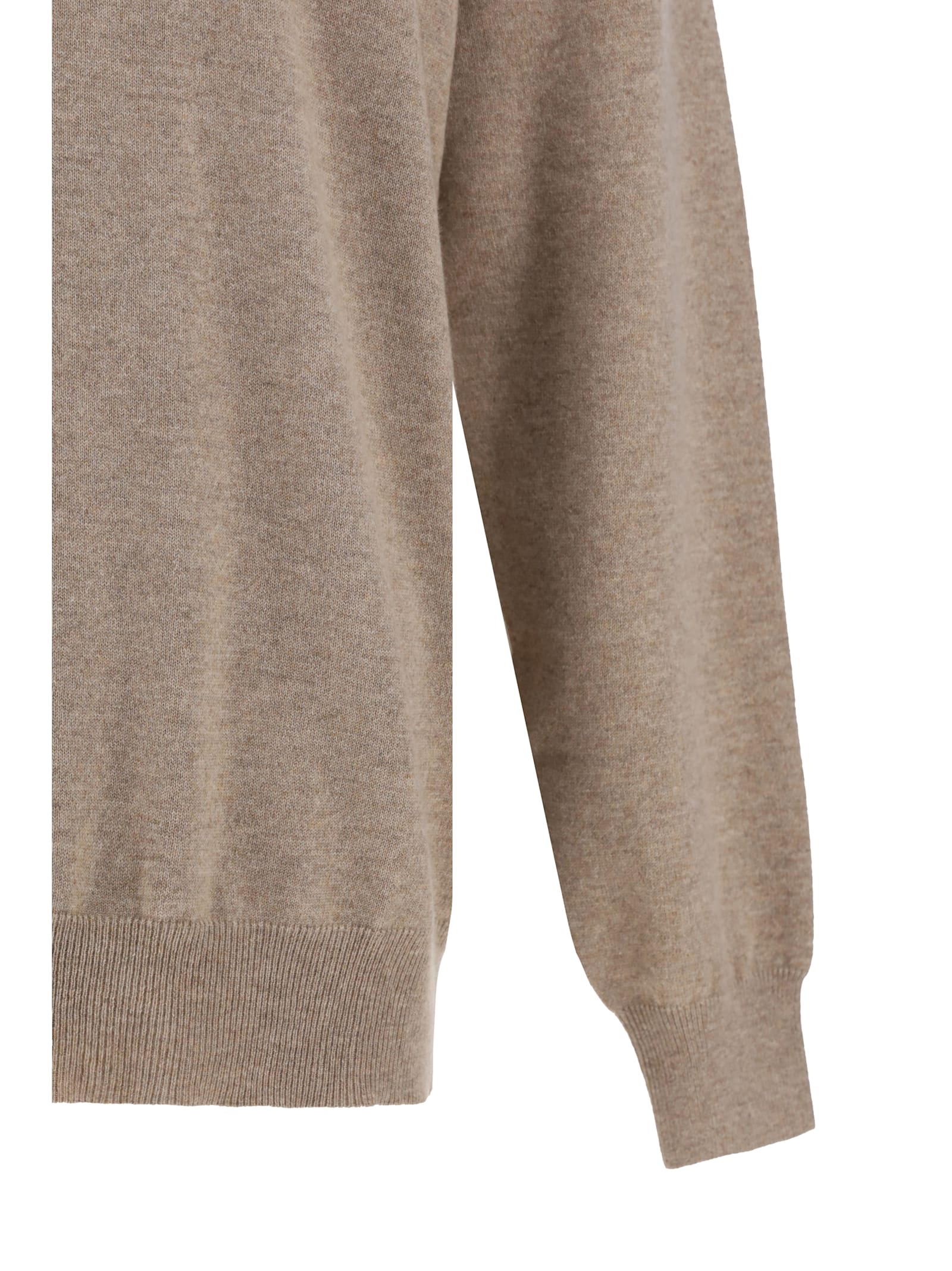 Shop Brunello Cucinelli Sweater In Dove Grey