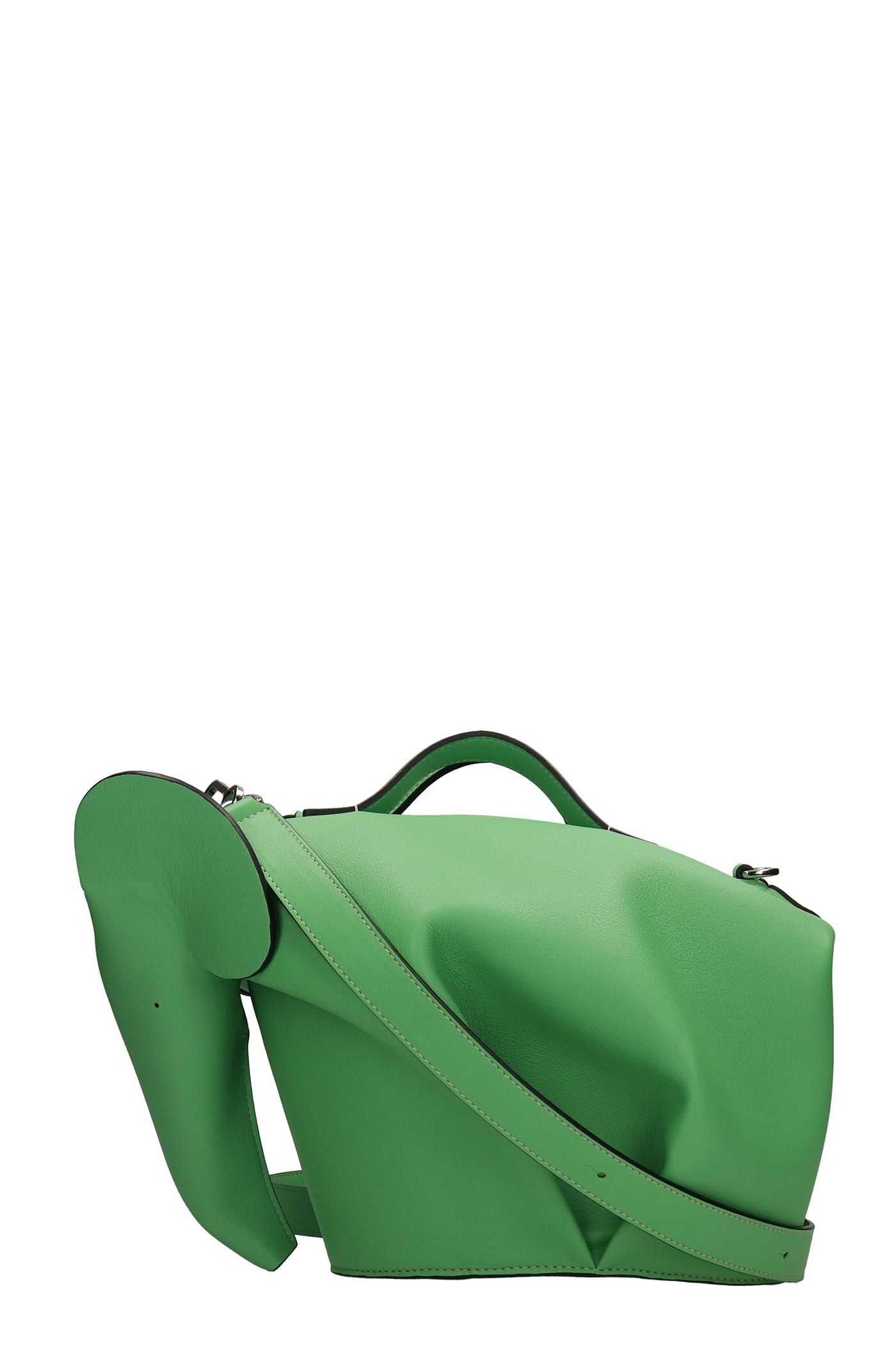Loewe Hand Bag In Green Leather