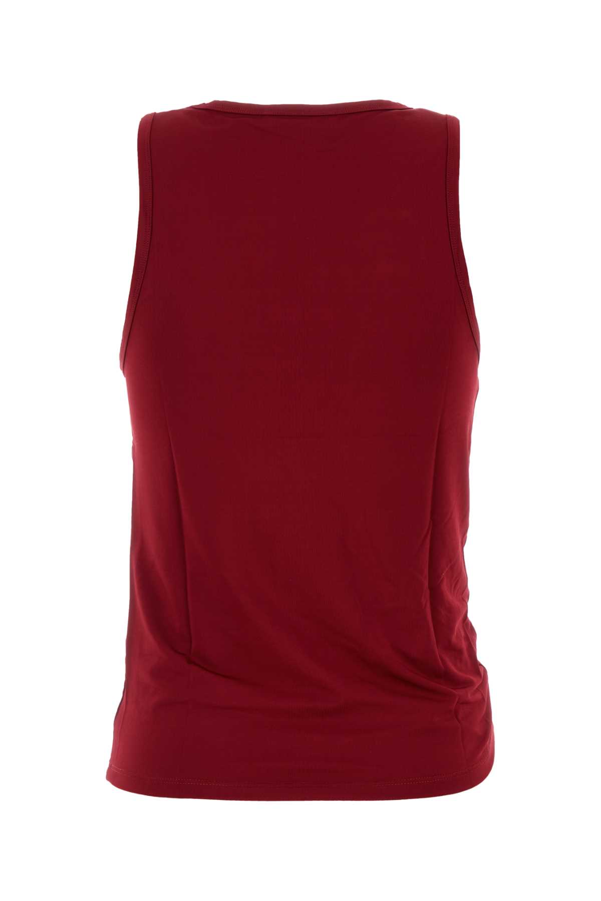 Rabanne Stretch Viscose Top Metal Embellishments In Red