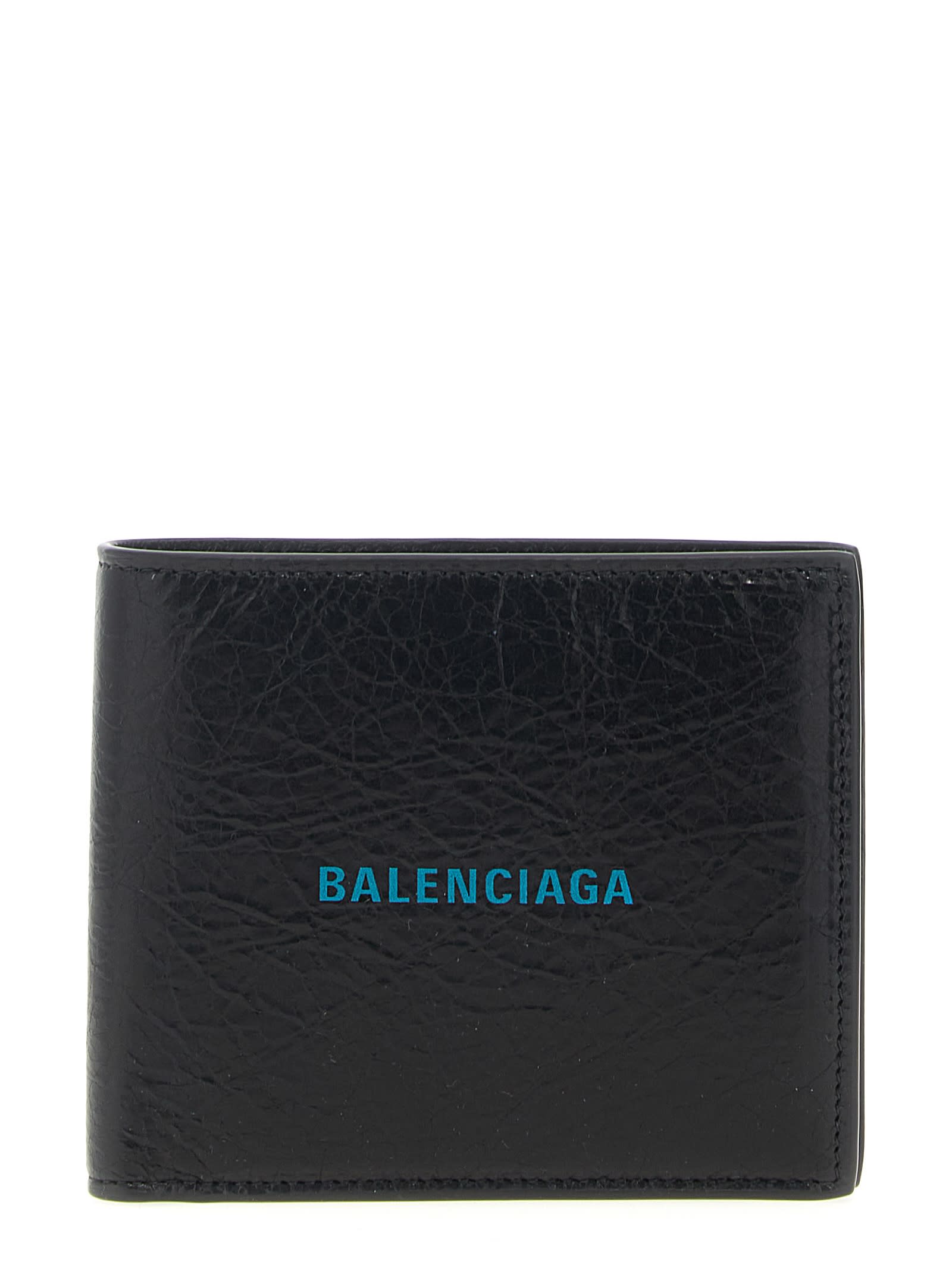Balenciaga Men's Horizontal Wallet With Logo