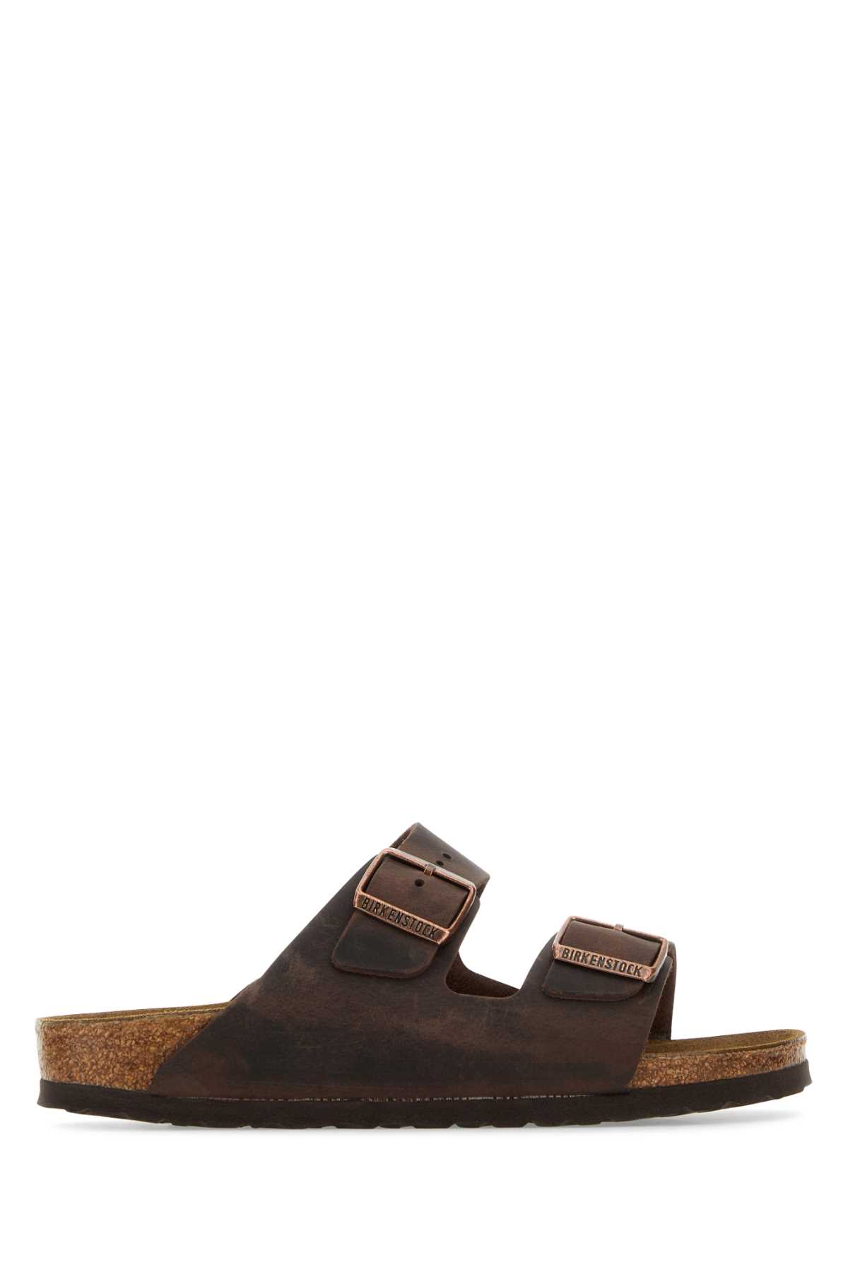 Brown Leather Arizona Slippers