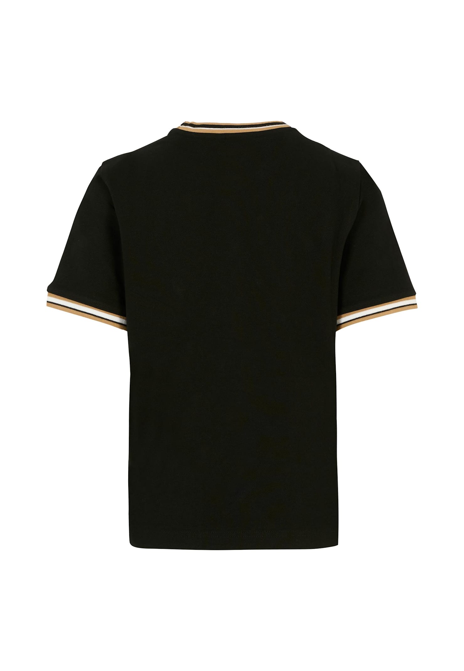 Hugo Boss Black T-shirt For Boy With With Logo In Black