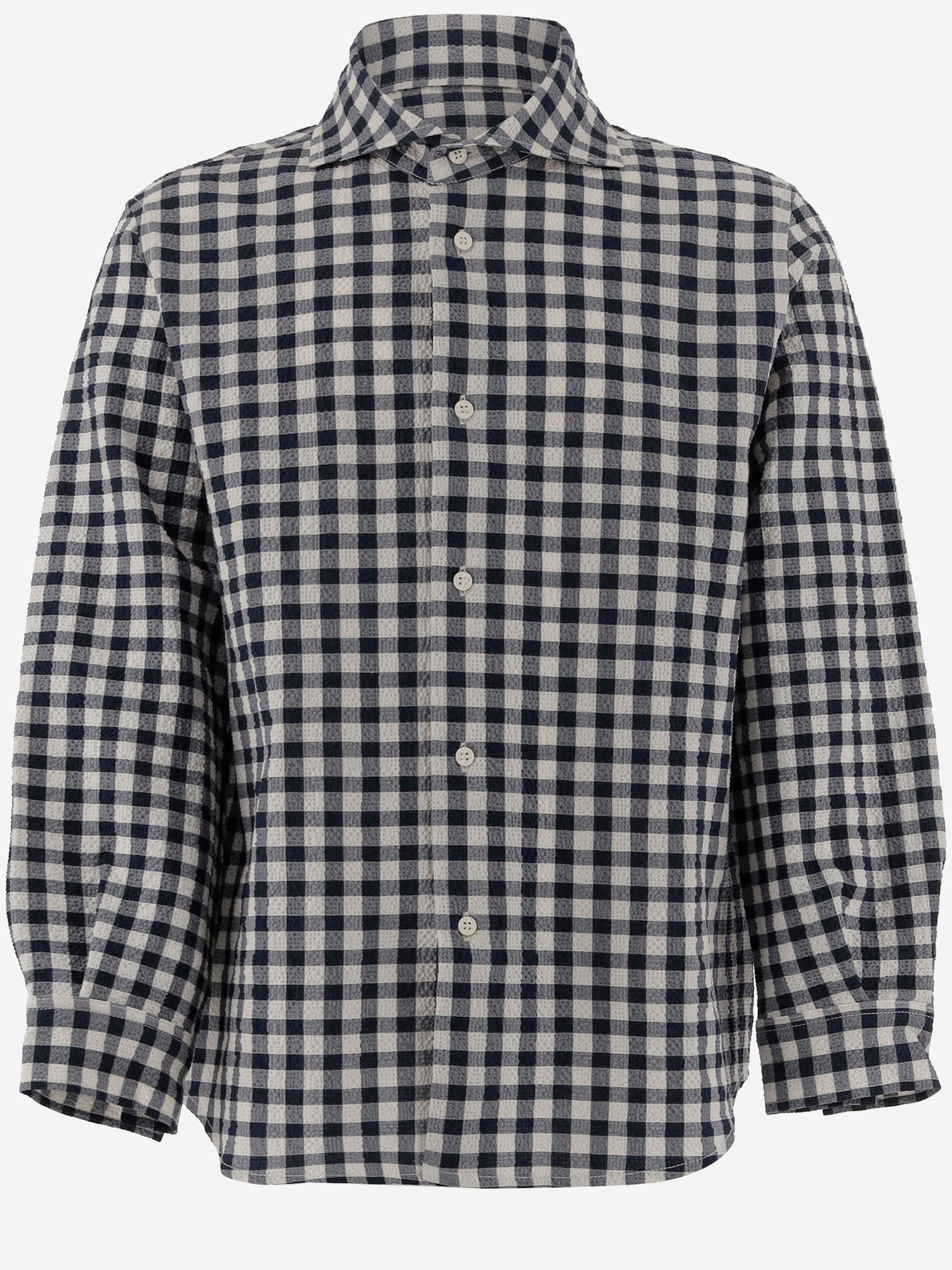 Il Gufo Kids' Shirt With Plaid Pattern