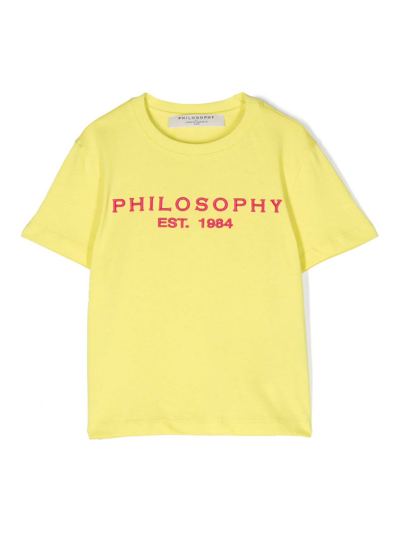 Shop Philosophy Di Lorenzo Serafini Philosophy By Lorenzo Serafini T-shirts And Polos Yellow