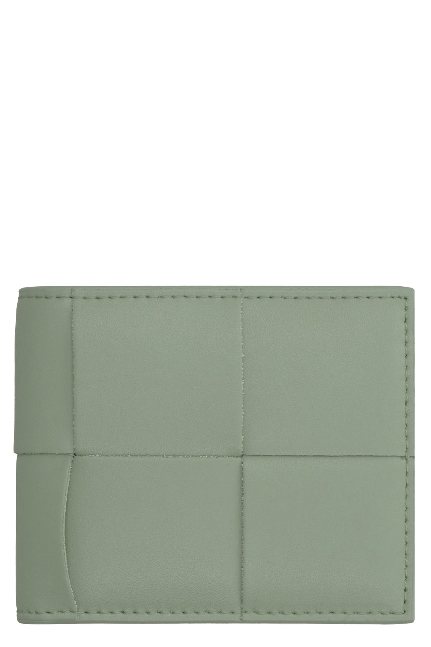 Bottega Veneta Cassette Bi-fold Leather Flap-over Wallet
