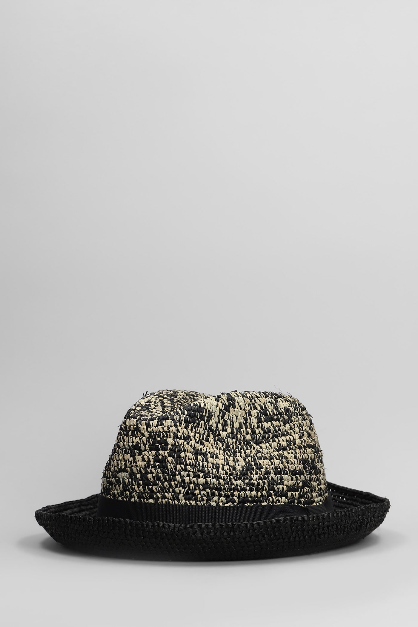 Shop Paul Smith Hats In Black Raffia
