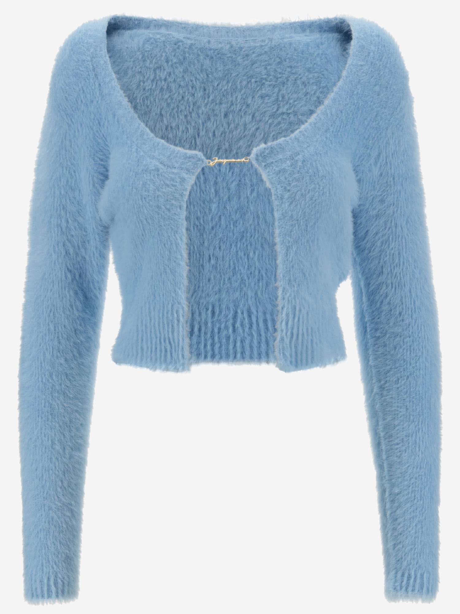 Jacquemus La Maille Neve Manches Longues In Baby Blue