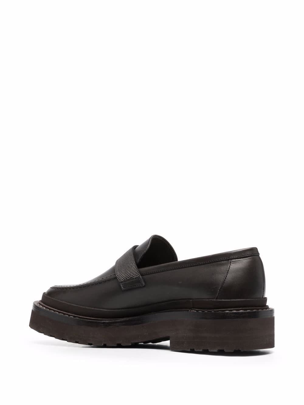 Shop Brunello Cucinelli Loafers In Black