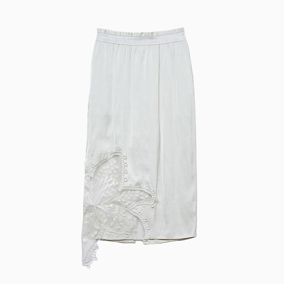 Ac9 A.c.9 Go001 Skirt Pa004 In Ivory