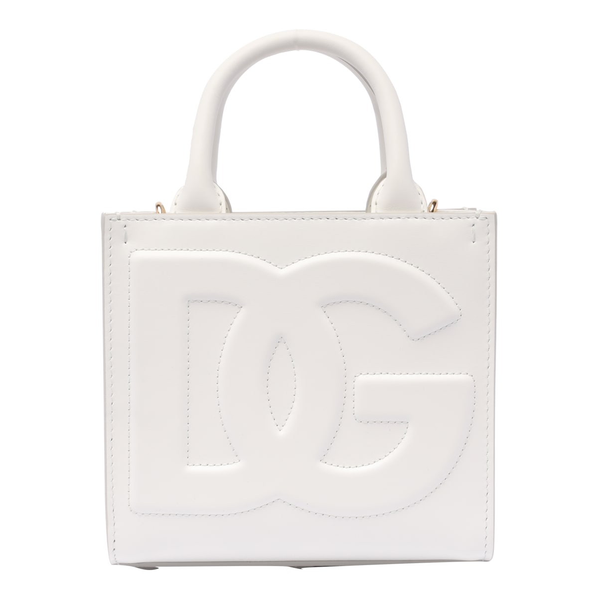 Dolce & Gabbana Dg Daily Mini Shopping Bag In White