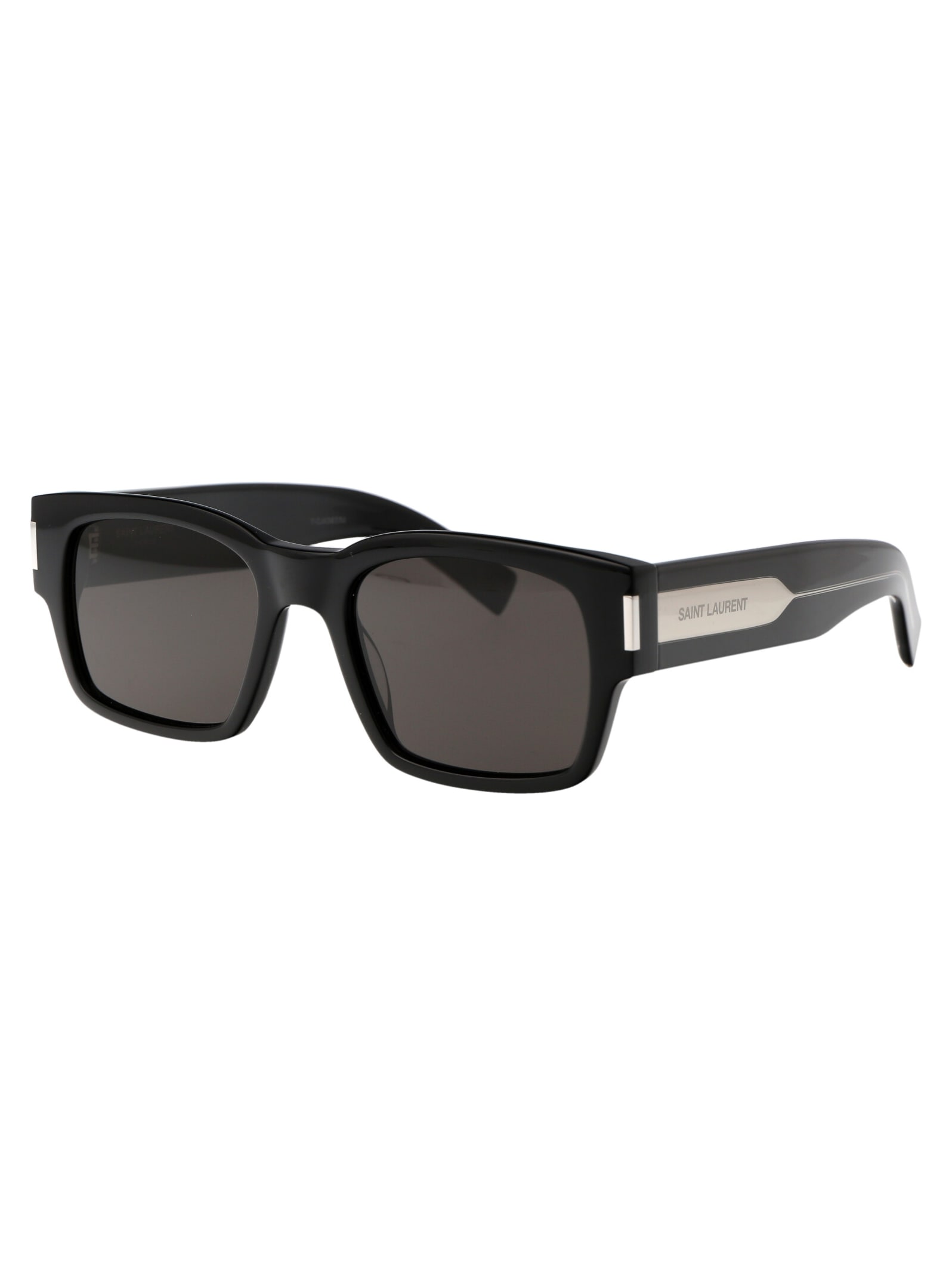 Saint Laurent Black Sl 617 Sunglasses In Black