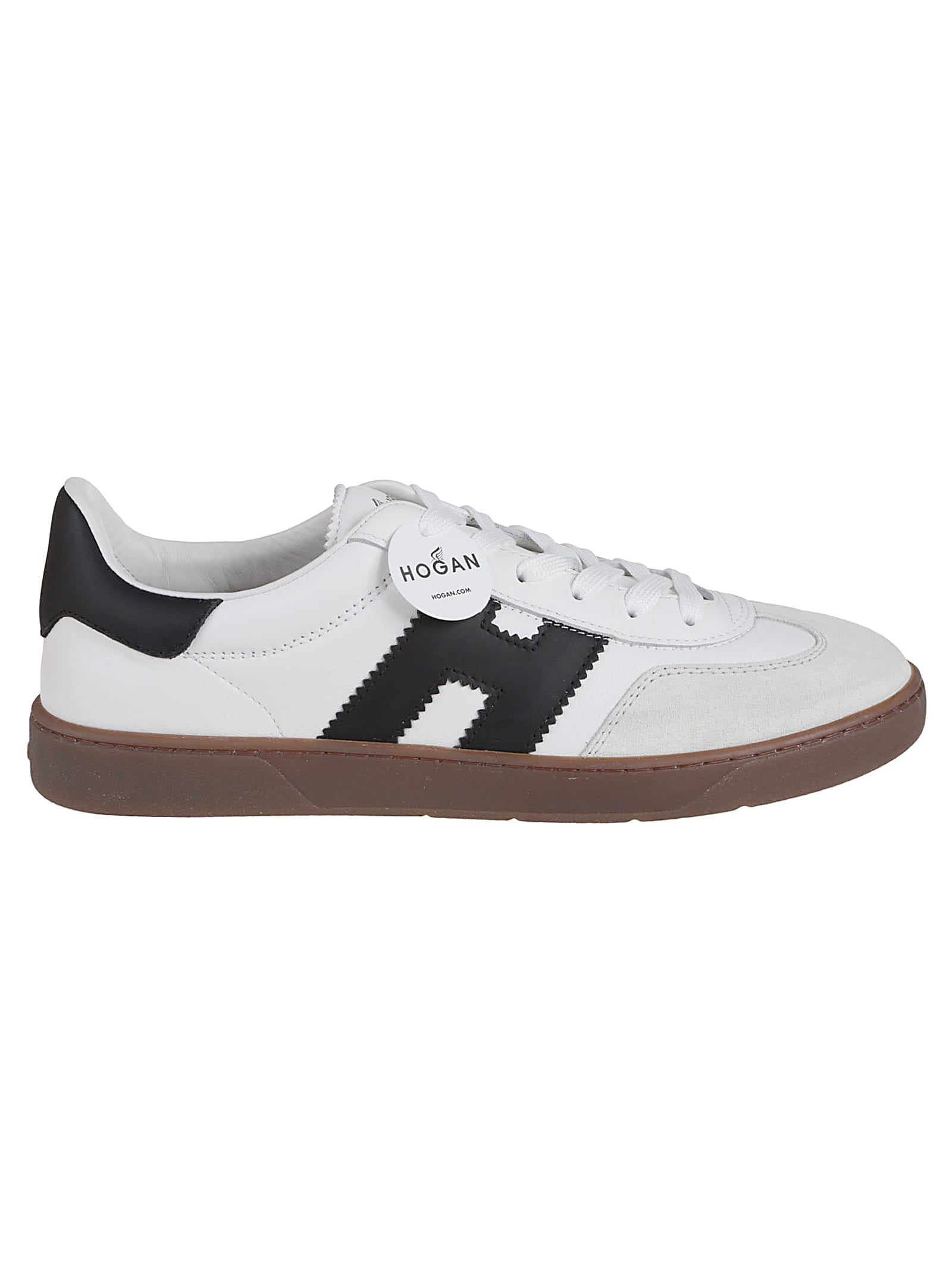 Hogan Sculpted Sneakers With Contrasting Accents In White