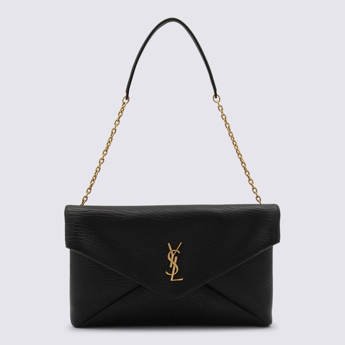 Saint Laurent Black Leather Mini Bag