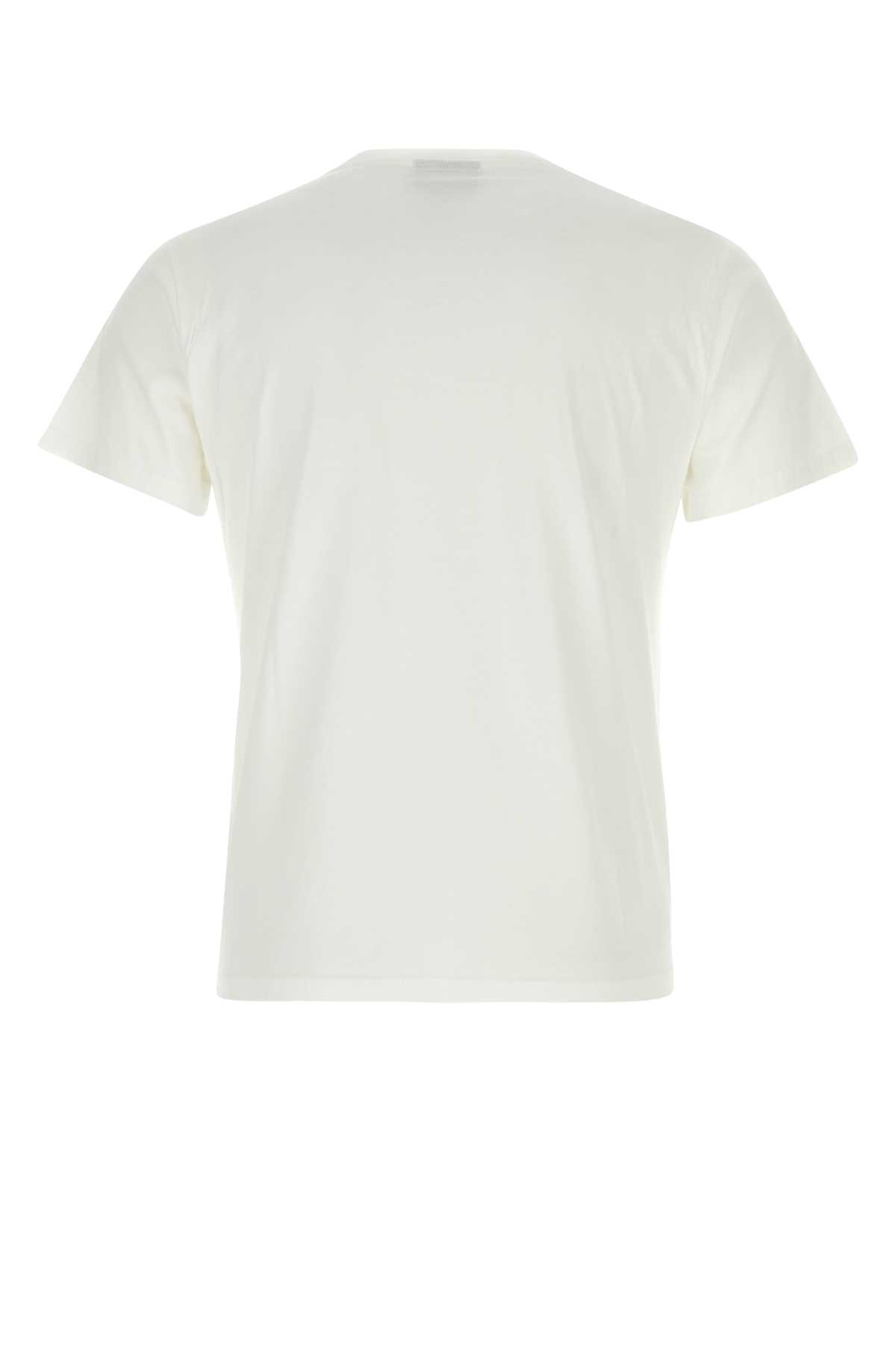 Shop Botter White Cotton T-shirt In Whitecaribnbe