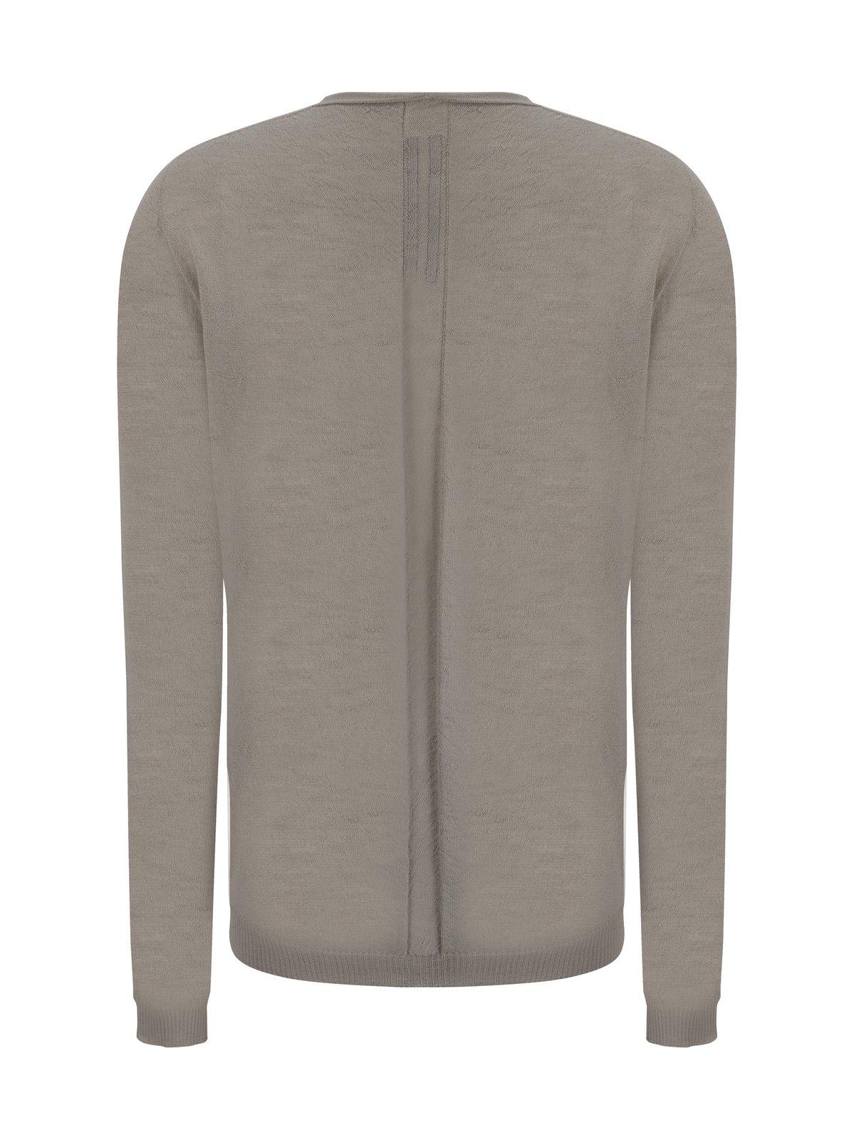 Shop Rick Owens V-neck Knit Jumper In Gray